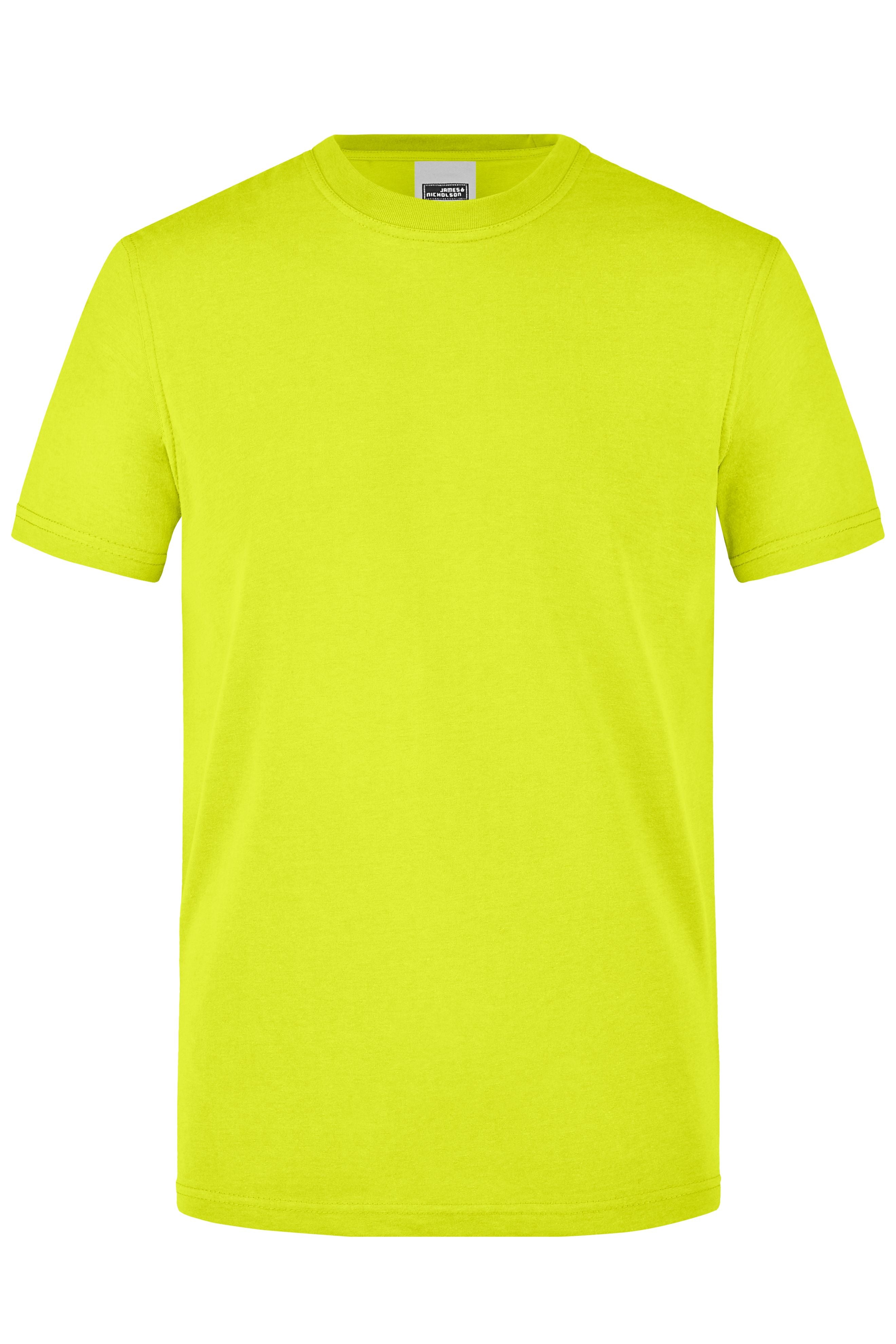 JN1838 - Men's Signal Workwear T-Shirt in neon-yellow Größe XS von Daiber