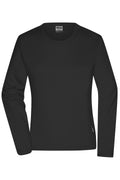 JN1839 - Ladies' Workwear-Longsleeve-T in black Größe XS von Daiber