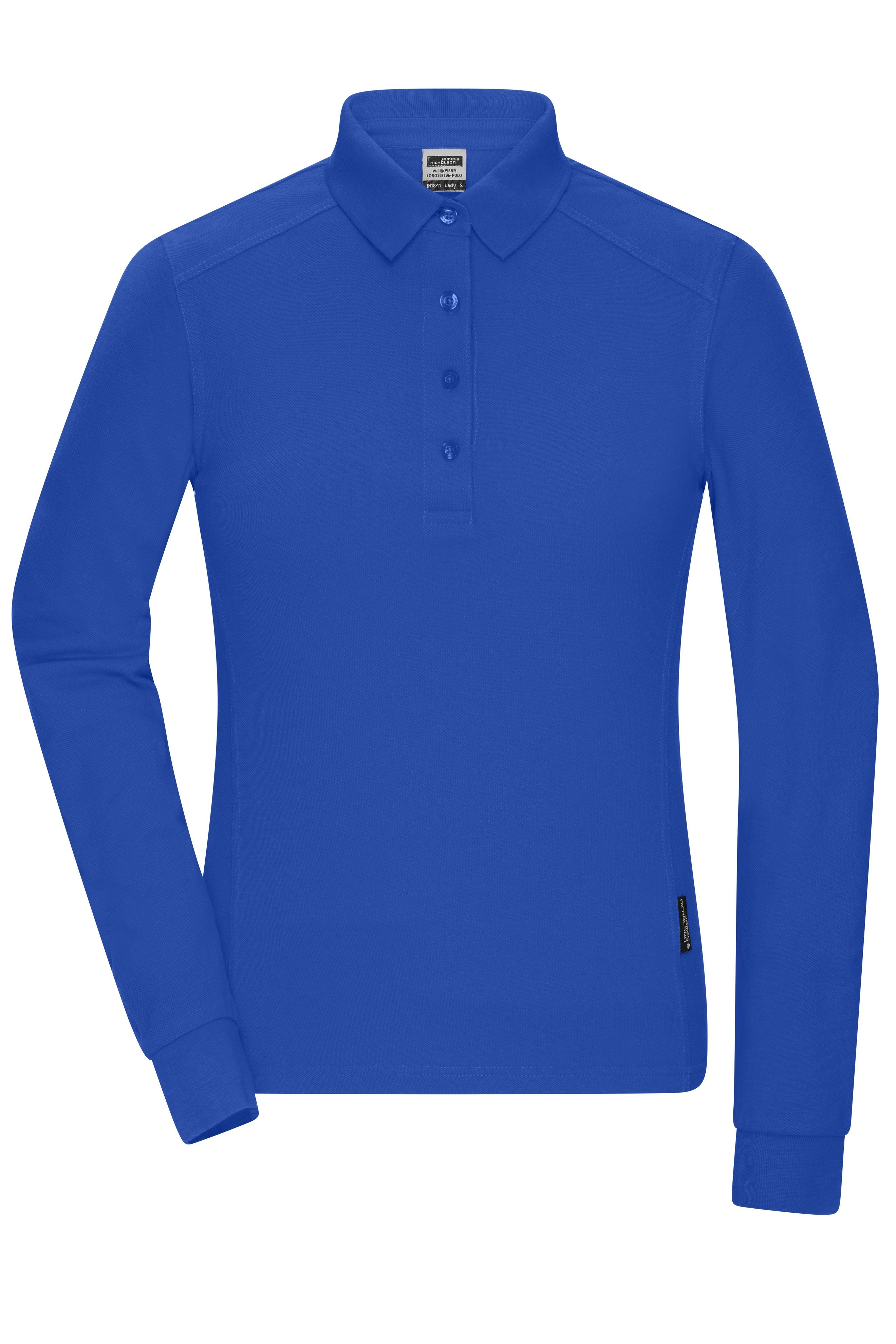 JN1841 - Ladies' Workwear-Longsleeve Polo in royal Größe XS von Daiber