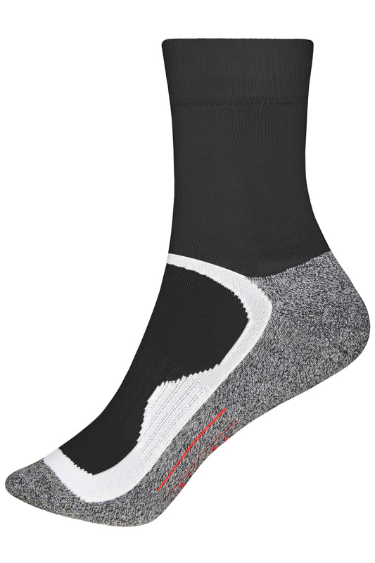 JN211 - Sport Socks in black/black Größe 35-38 von Daiber