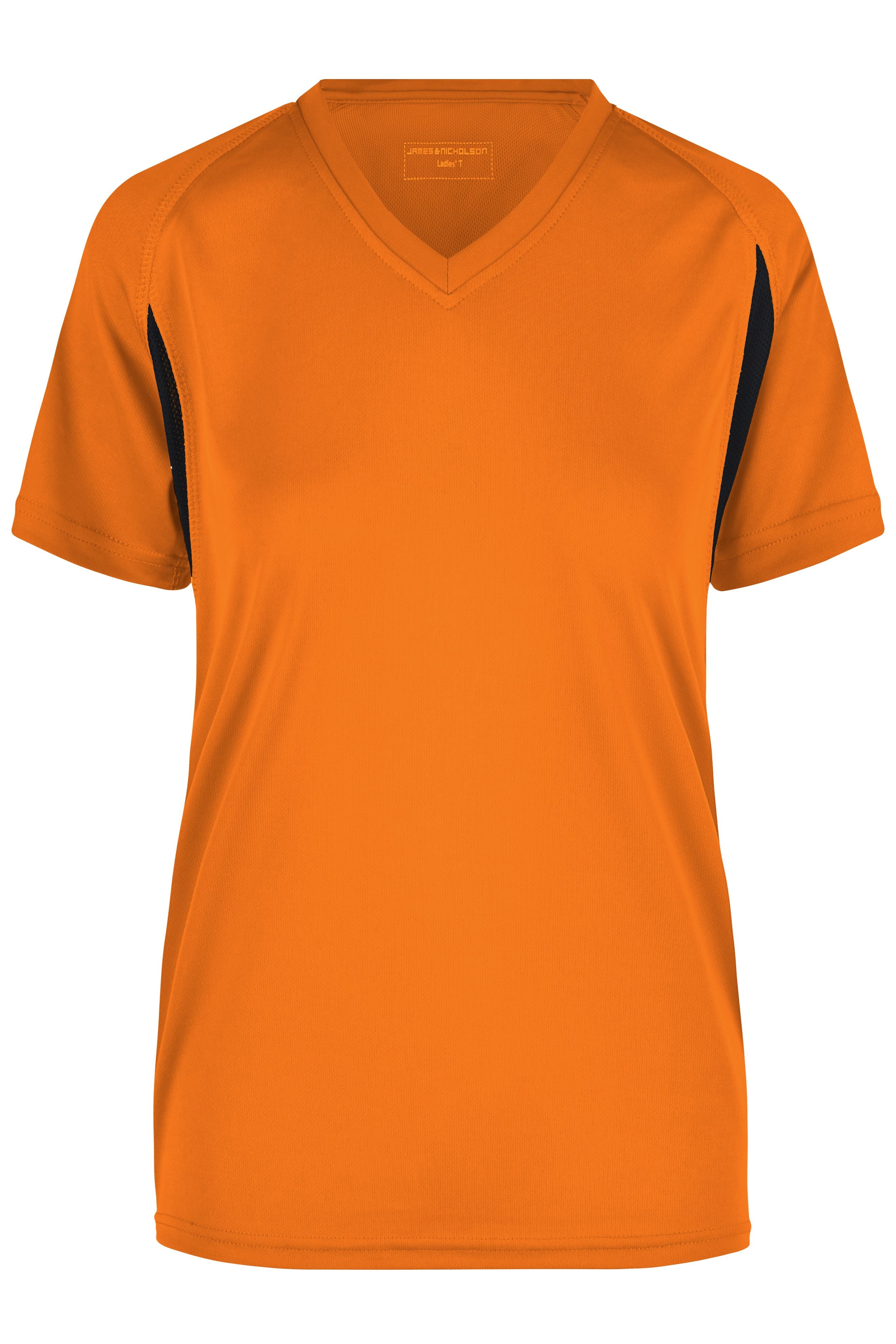 JN316 - Ladies' Running-T in orange/black Größe XS von Daiber