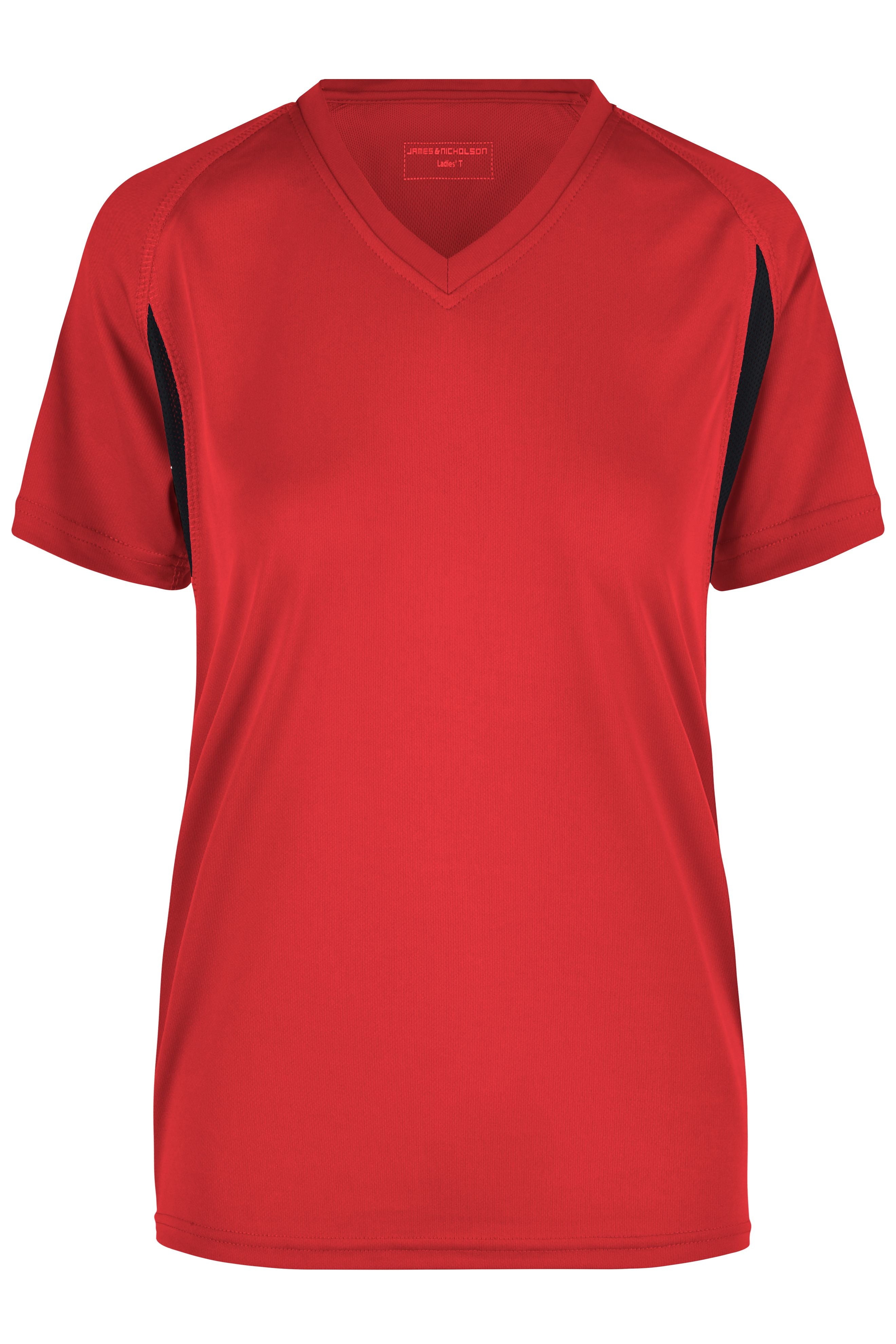 JN316 - Ladies' Running-T in red/black Größe XS von Daiber