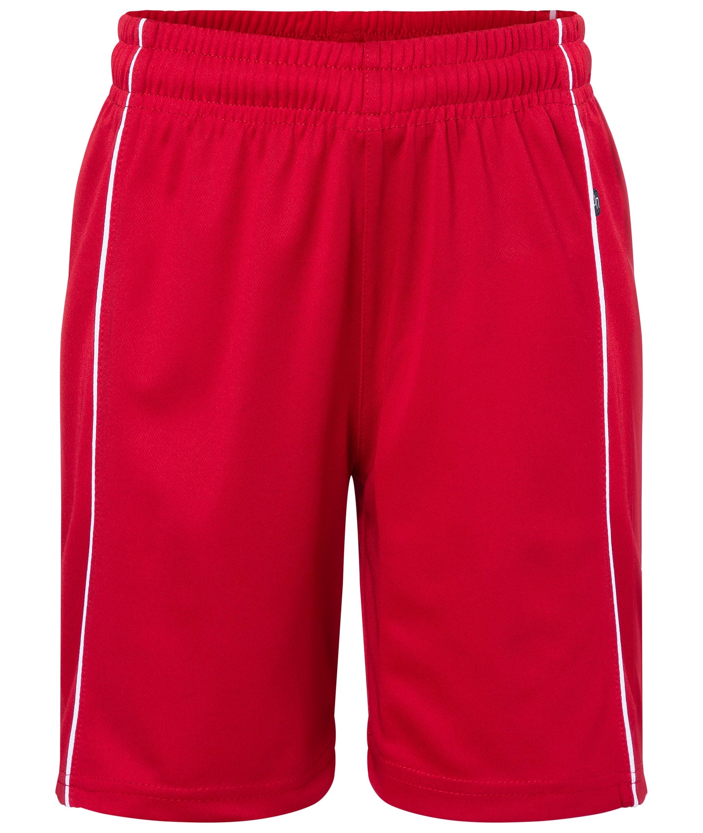JN387K - Basic Team Shorts Junior in red/white Größe XS von Daiber