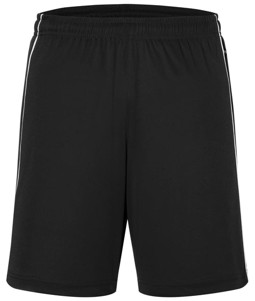 JN387 - Basic Team Shorts in black/white Größe S von Daiber