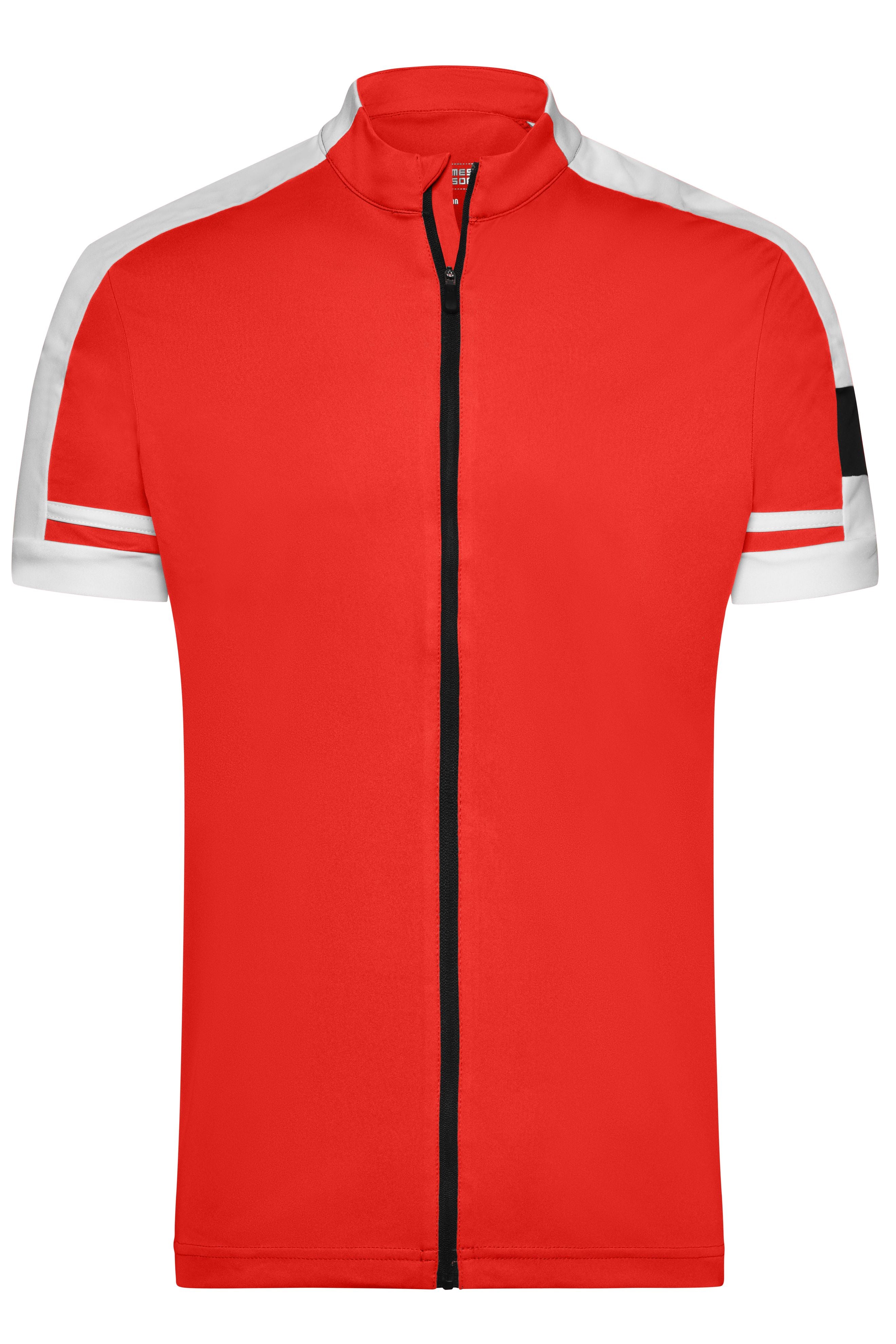 JN454 - Men's Bike-T Full Zip in red Größe S von Daiber