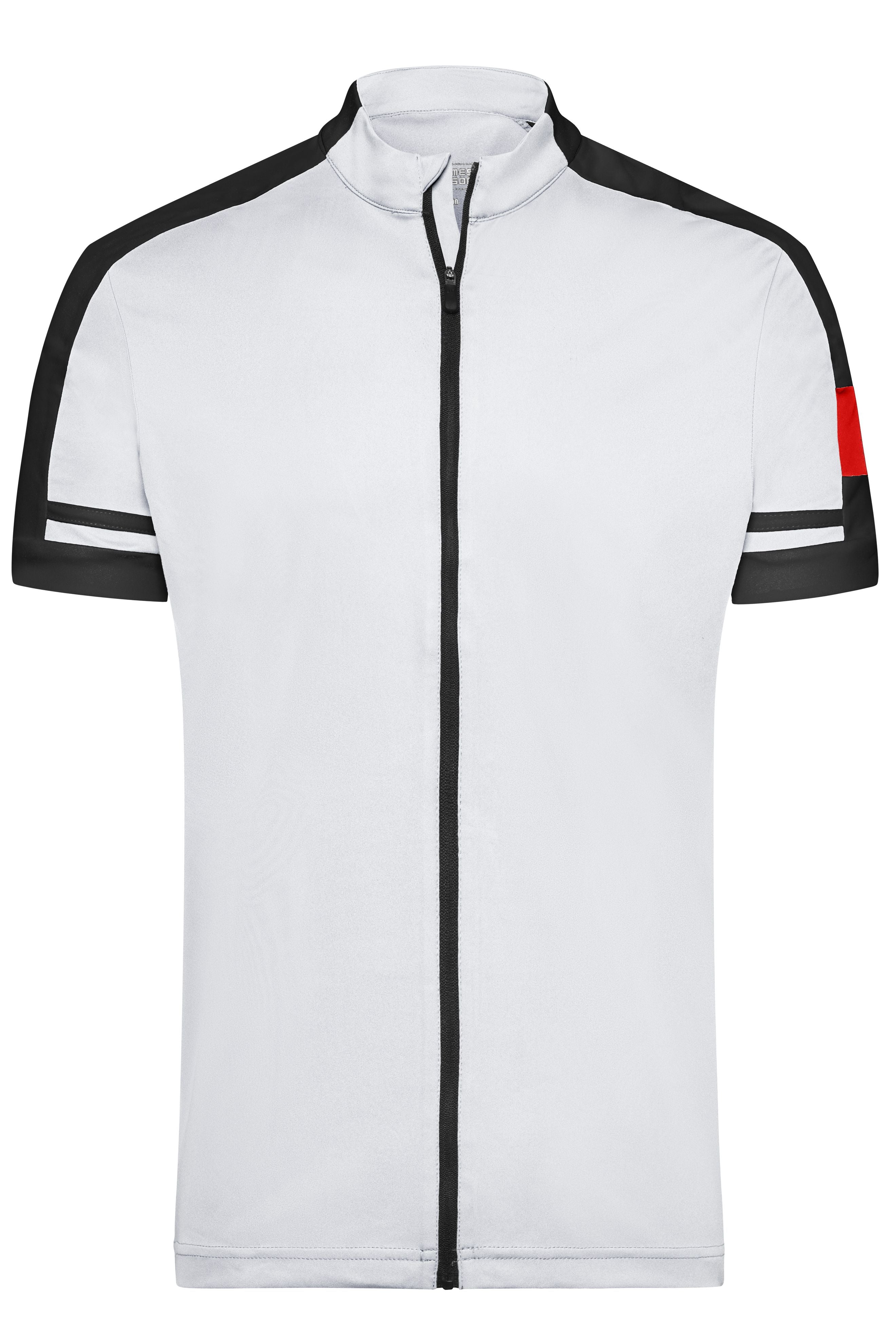 JN454 - Men's Bike-T Full Zip in white Größe S von Daiber
