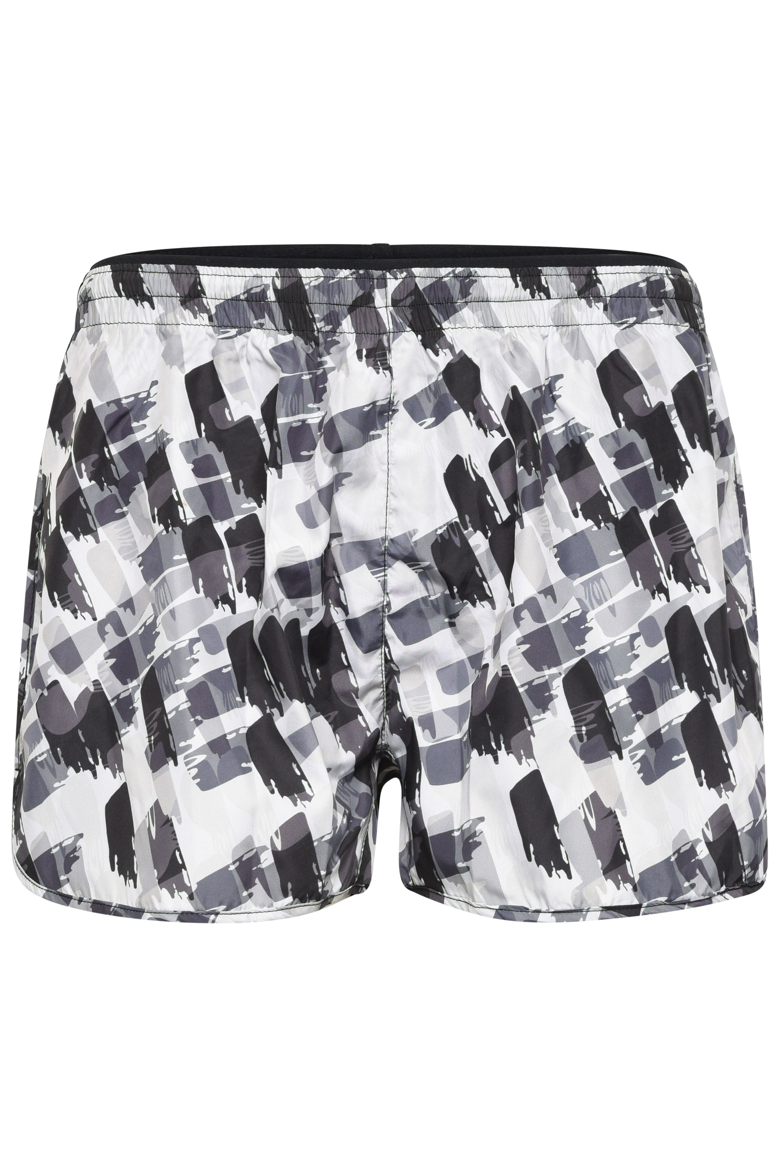 JN525 - Ladies' Sports Shorts in black-printed Größe XS von Daiber
