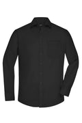Men's shirt long sleeve micro twill
