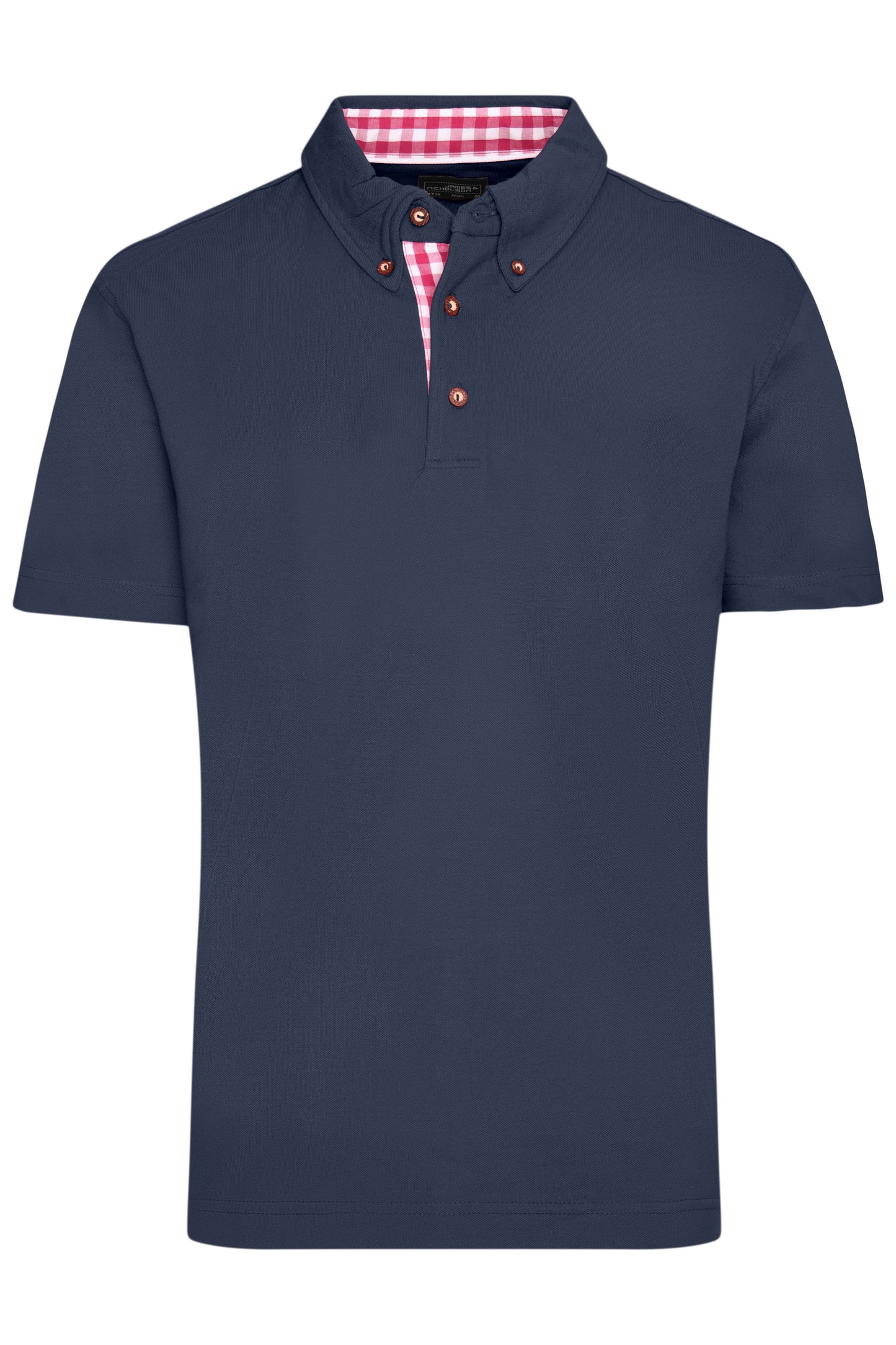 JN716 - Men's Traditional Polo in navy/red-white Größe S von Daiber