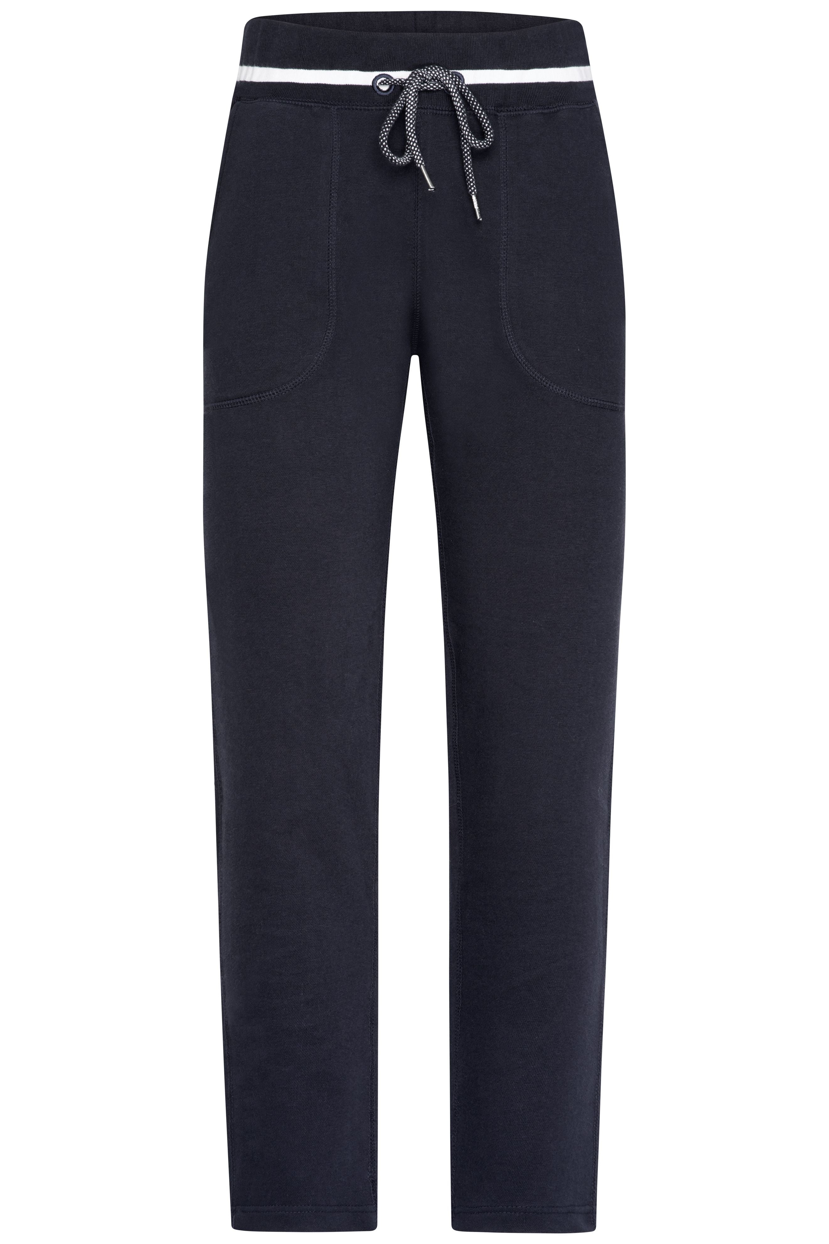 JN779 - Ladies' Jog-Pants in navy/white Größe S von Daiber