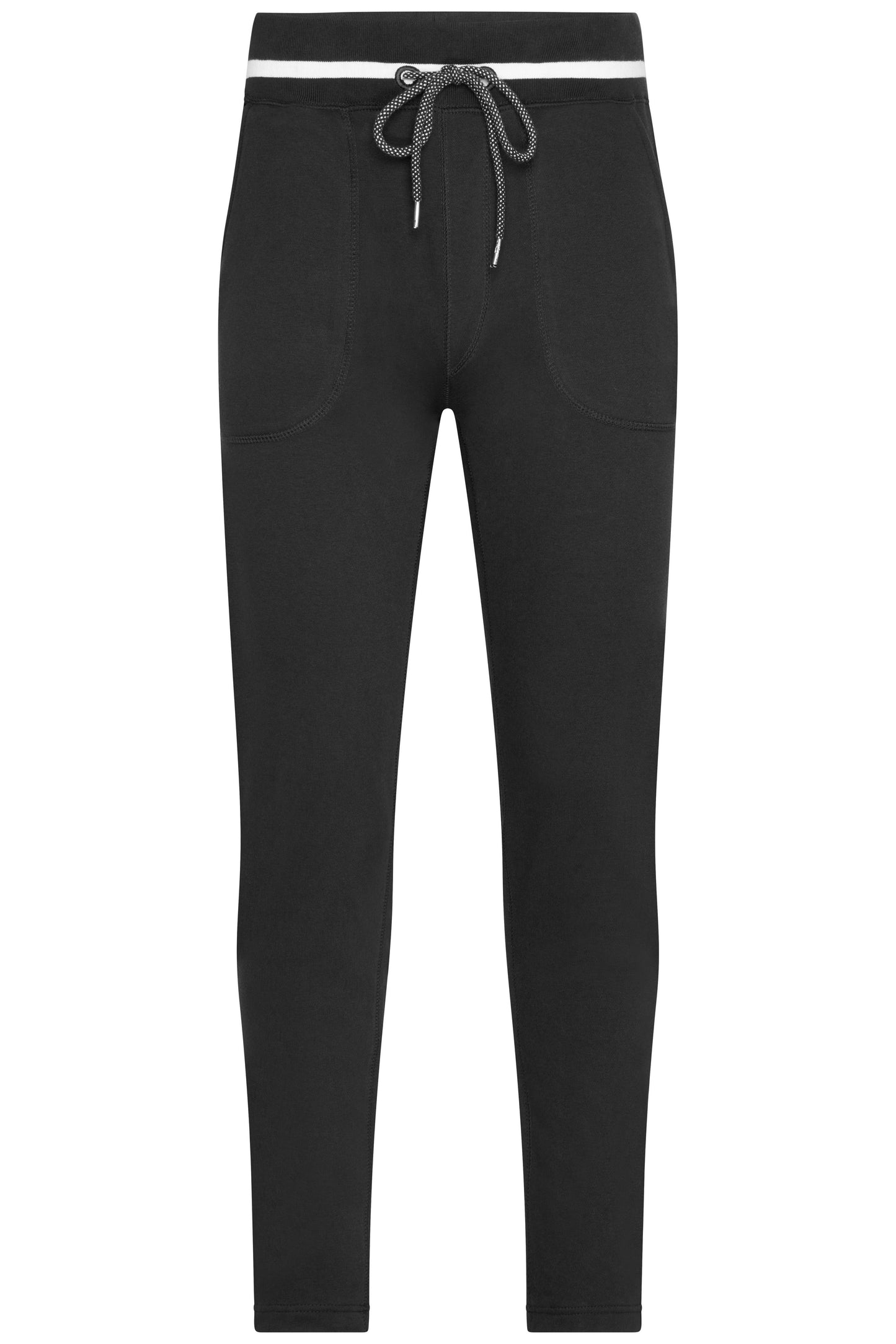 JN780 - Men's Jog-Pants in black/white Größe S von Daiber