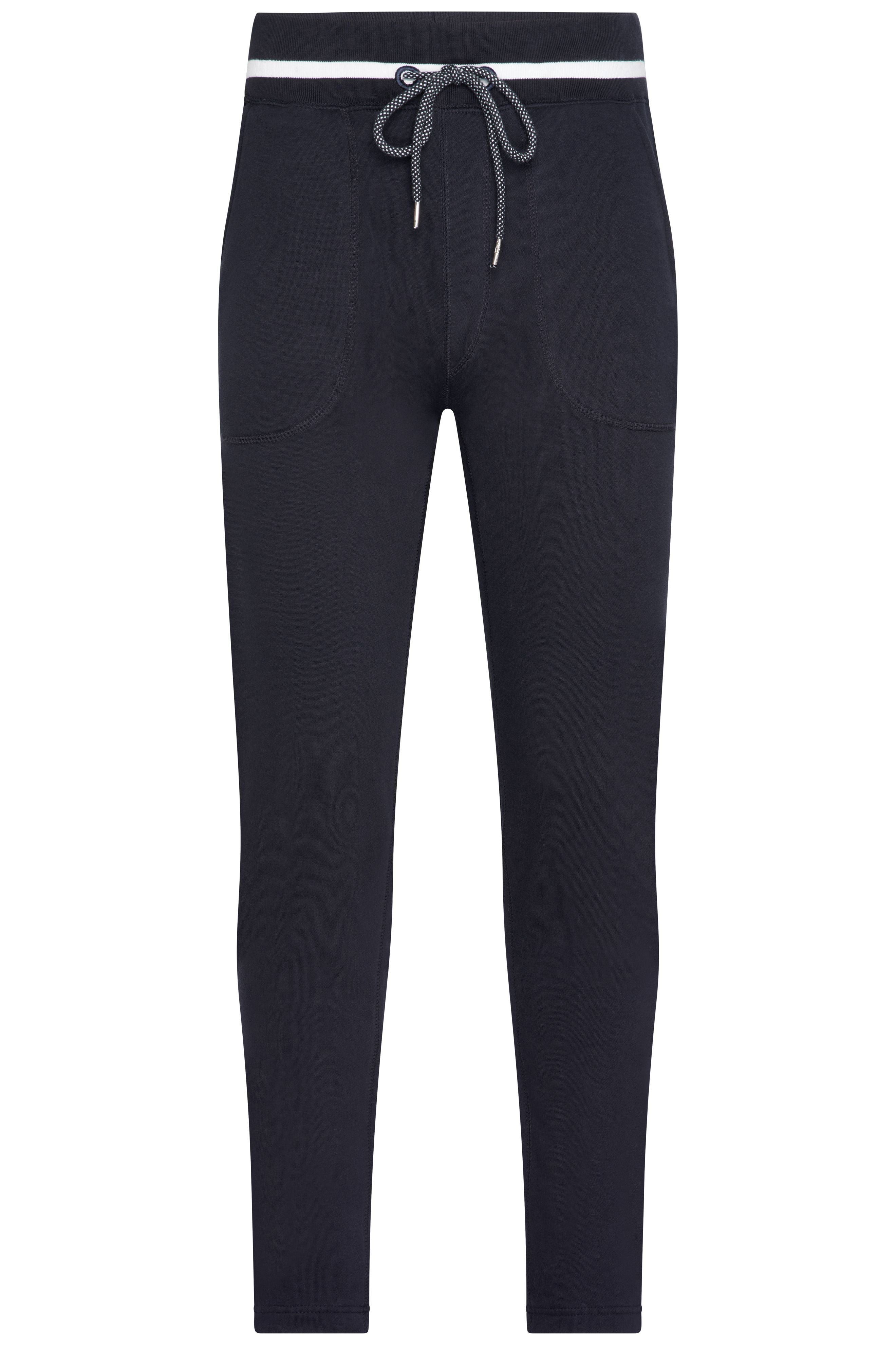 JN780 - Men's Jog-Pants in navy/white Größe S von Daiber