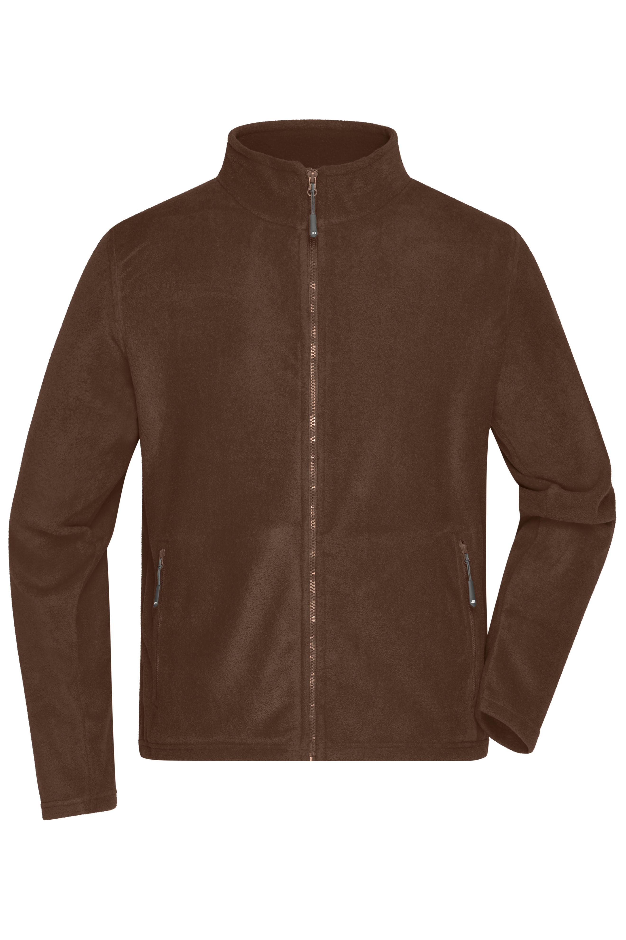 JN782 - Men's Fleece Jacket in brown Größe S von Daiber
