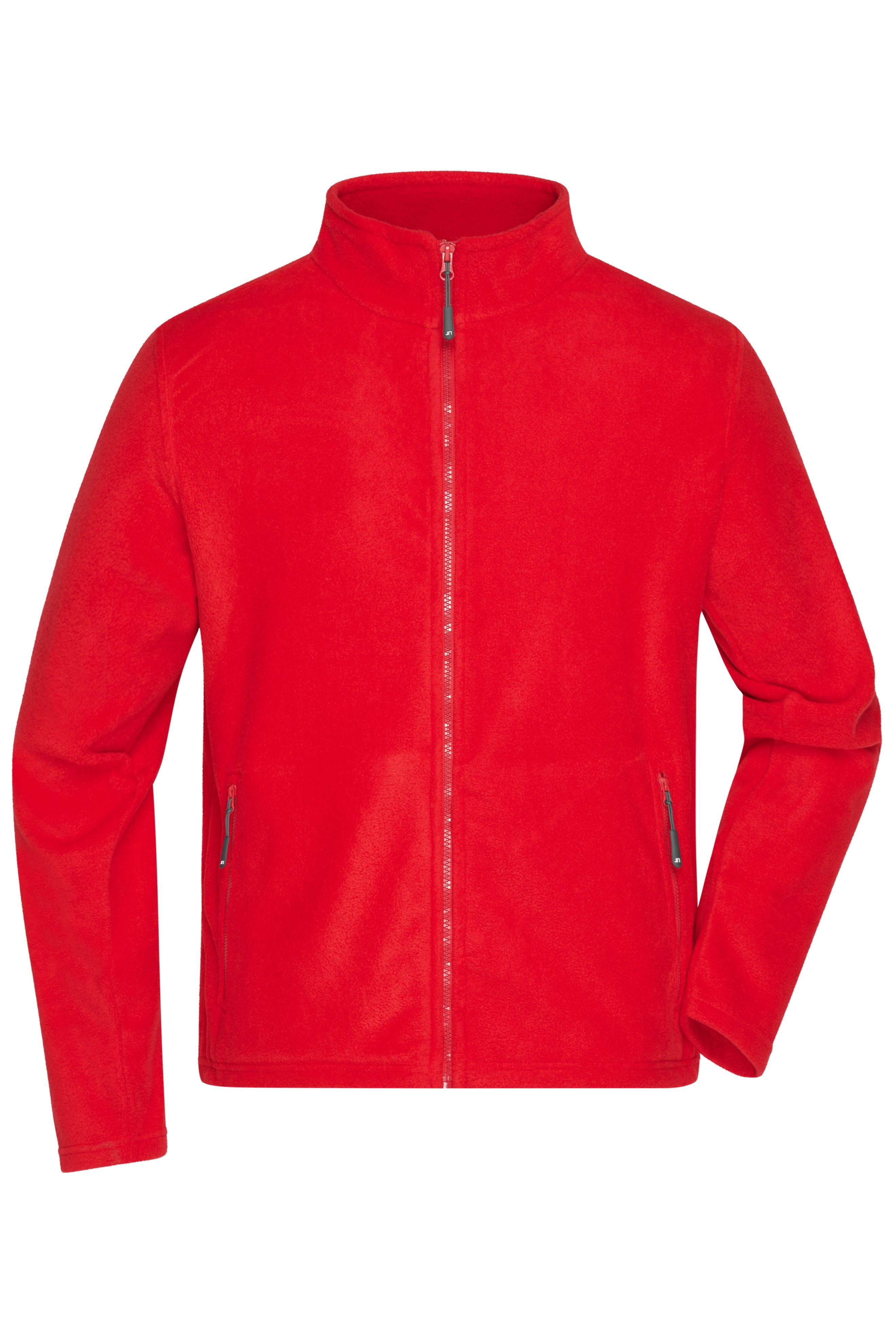 JN782 - Men's Fleece Jacket in red Größe S von Daiber