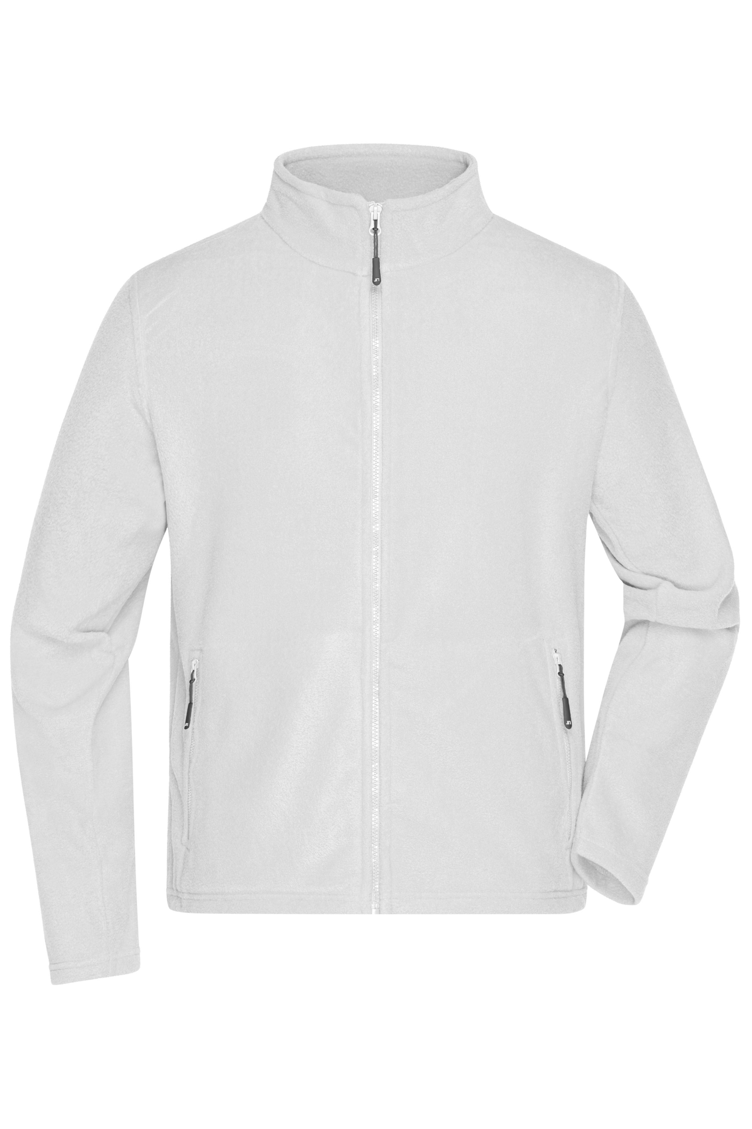 JN782 - Men's Fleece Jacket in white Größe S von Daiber