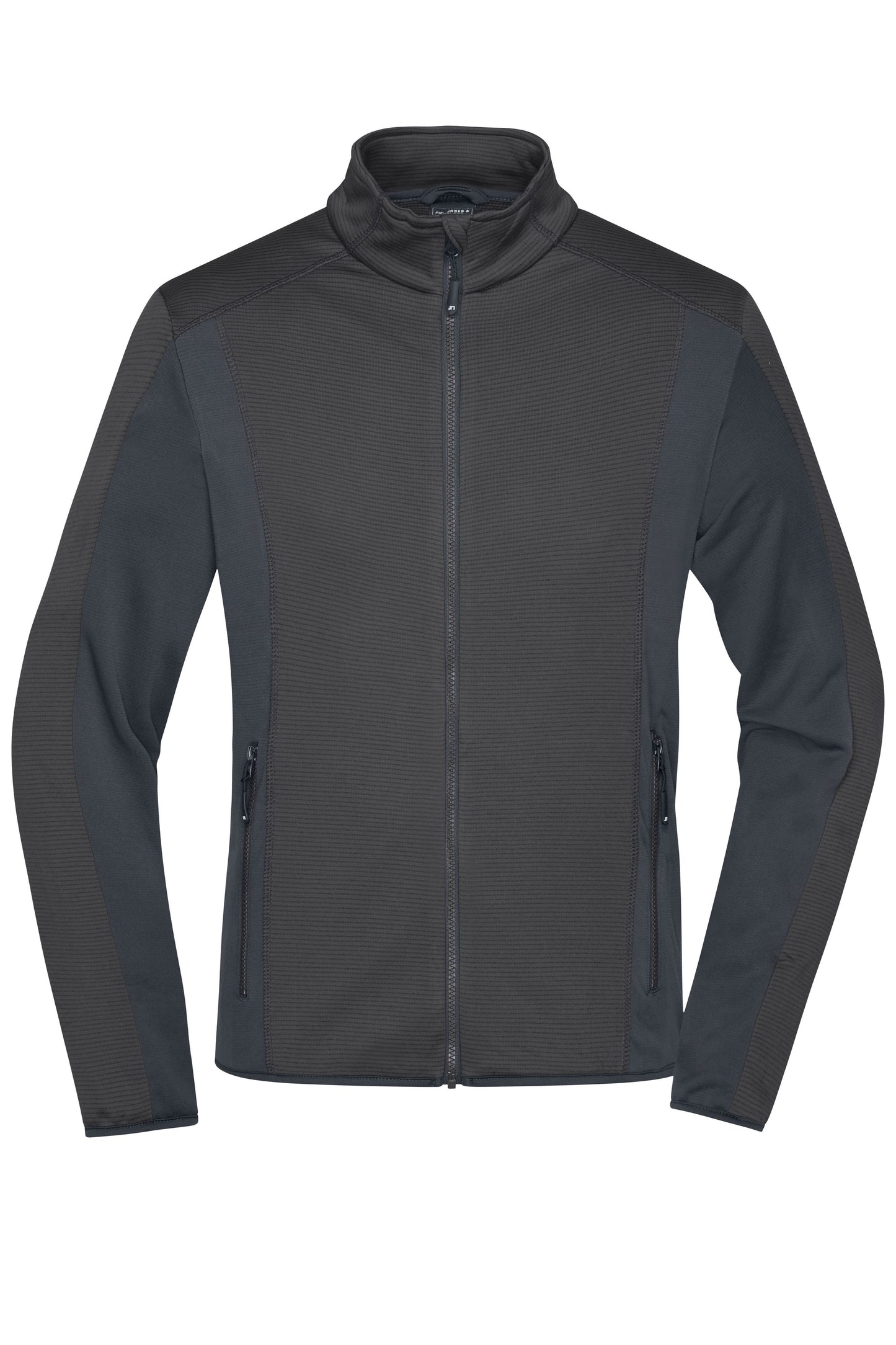 JN784 - Men's Structure Fleece Jacket in black/carbon Größe S von Daiber