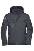 JN824 - Craftsmen Softshell Jacket - STRONG - in black/black Größe XS von Daiber