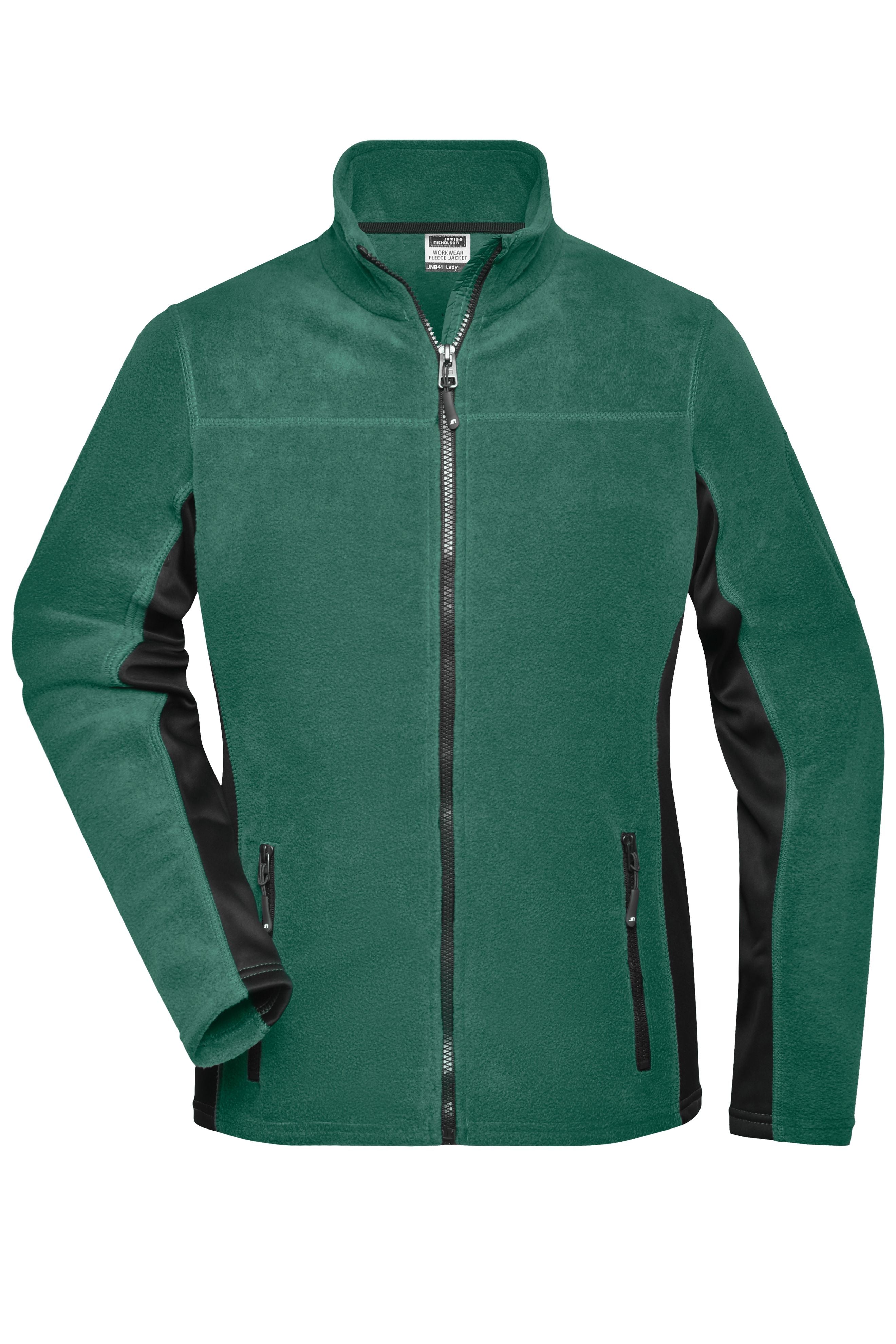JN841 - Ladies' Workwear Fleece Jacket - STRONG - in dark-green/black Größe XS von Daiber