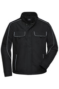 JN884 - Workwear Softshell Jacket - SOLID - in black Größe XS von Daiber