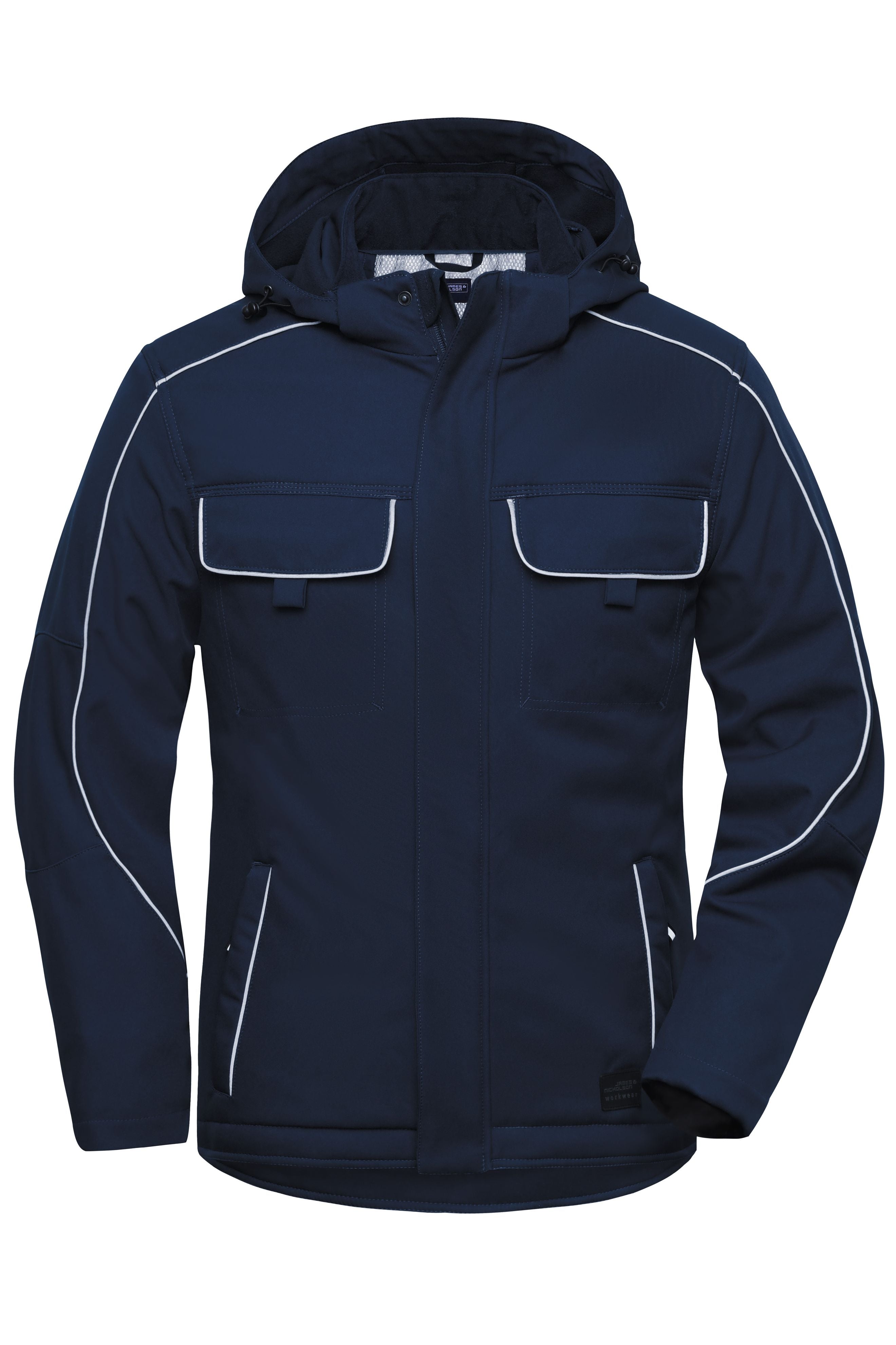 JN886 - Workwear Softshell Padded Jacket - SOLID - in navy Größe XS von Daiber