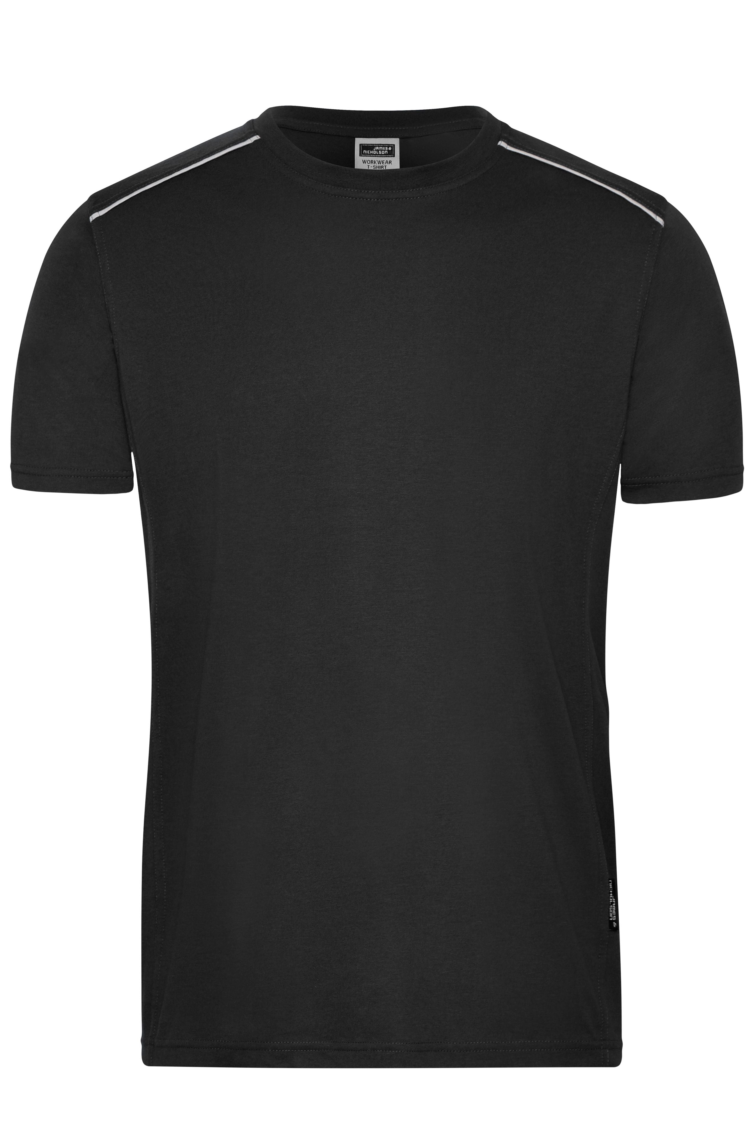 JN890 - Men's Workwear T-Shirt - SOLID - in black Größe XS von Daiber