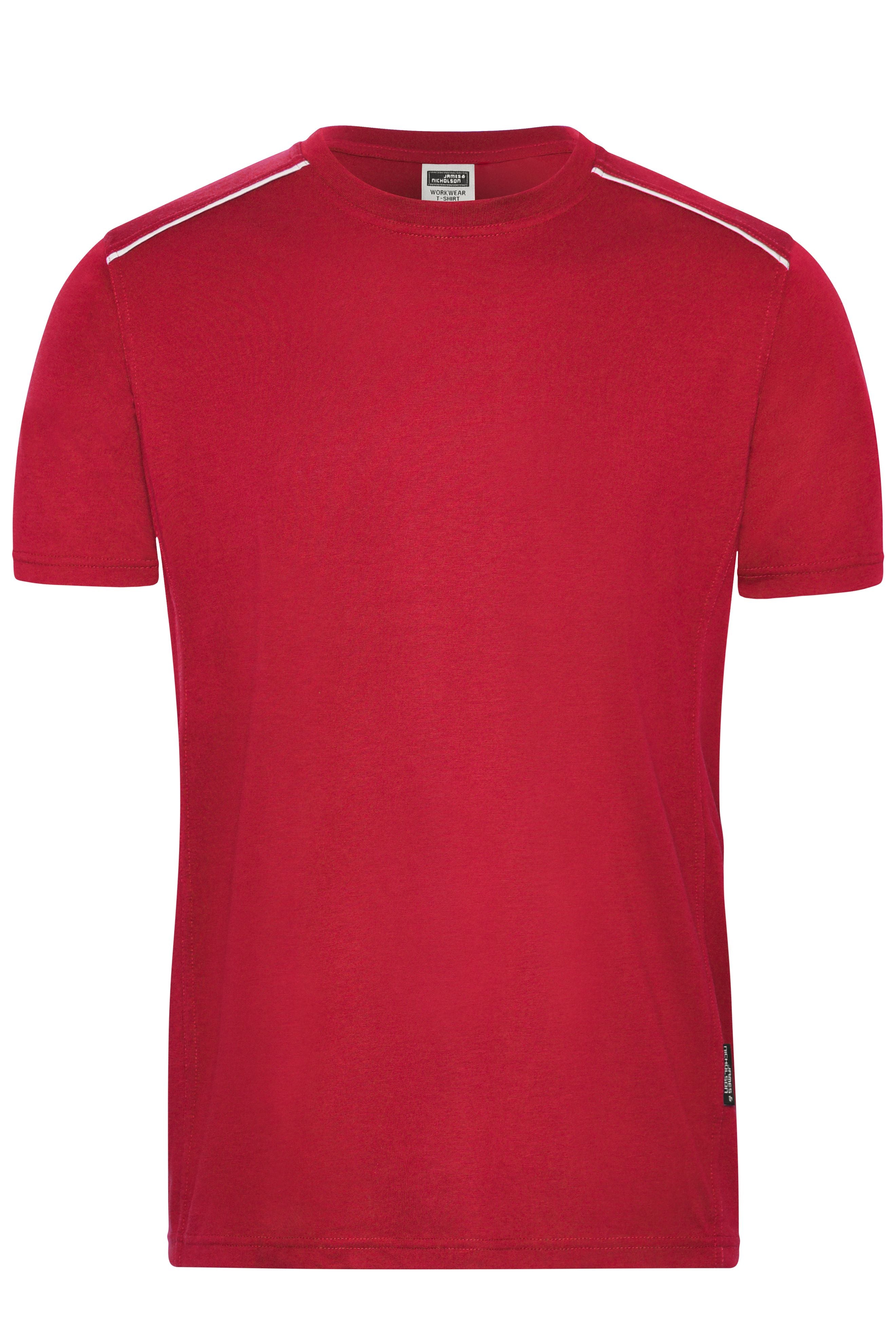 JN890 - Men's Workwear T-Shirt - SOLID - in red Größe XS von Daiber