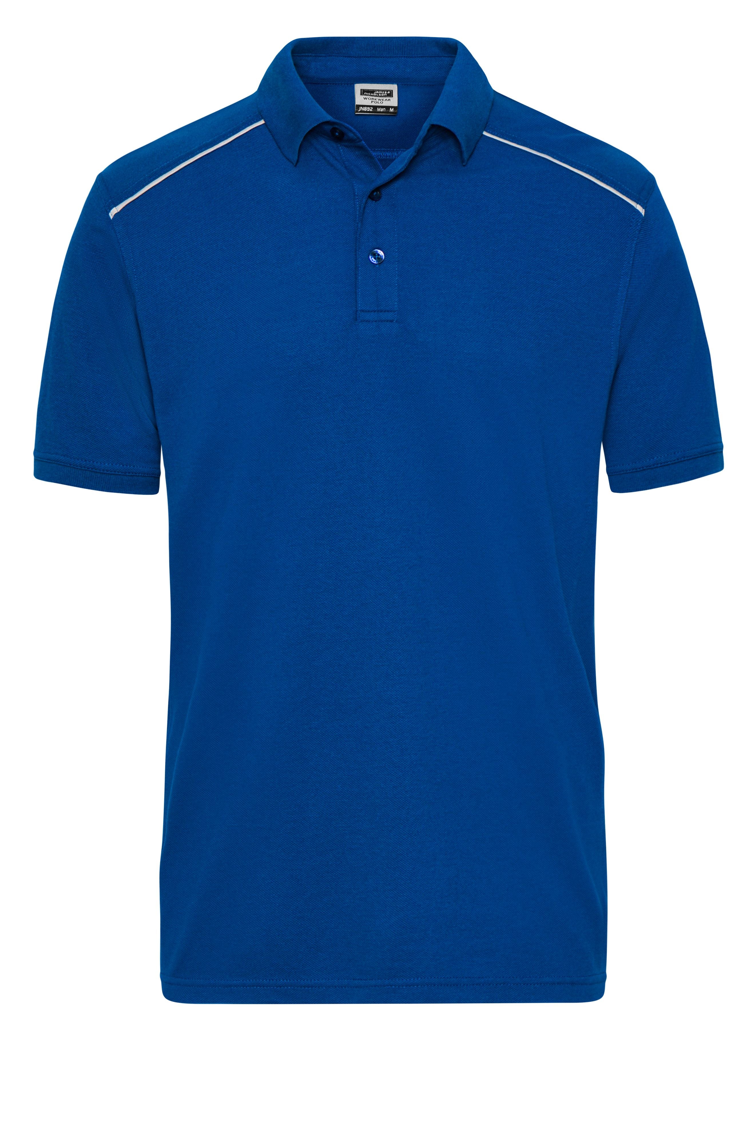 JN892 - Men's  Workwear Polo - SOLID - in dark-royal Größe XS von Daiber