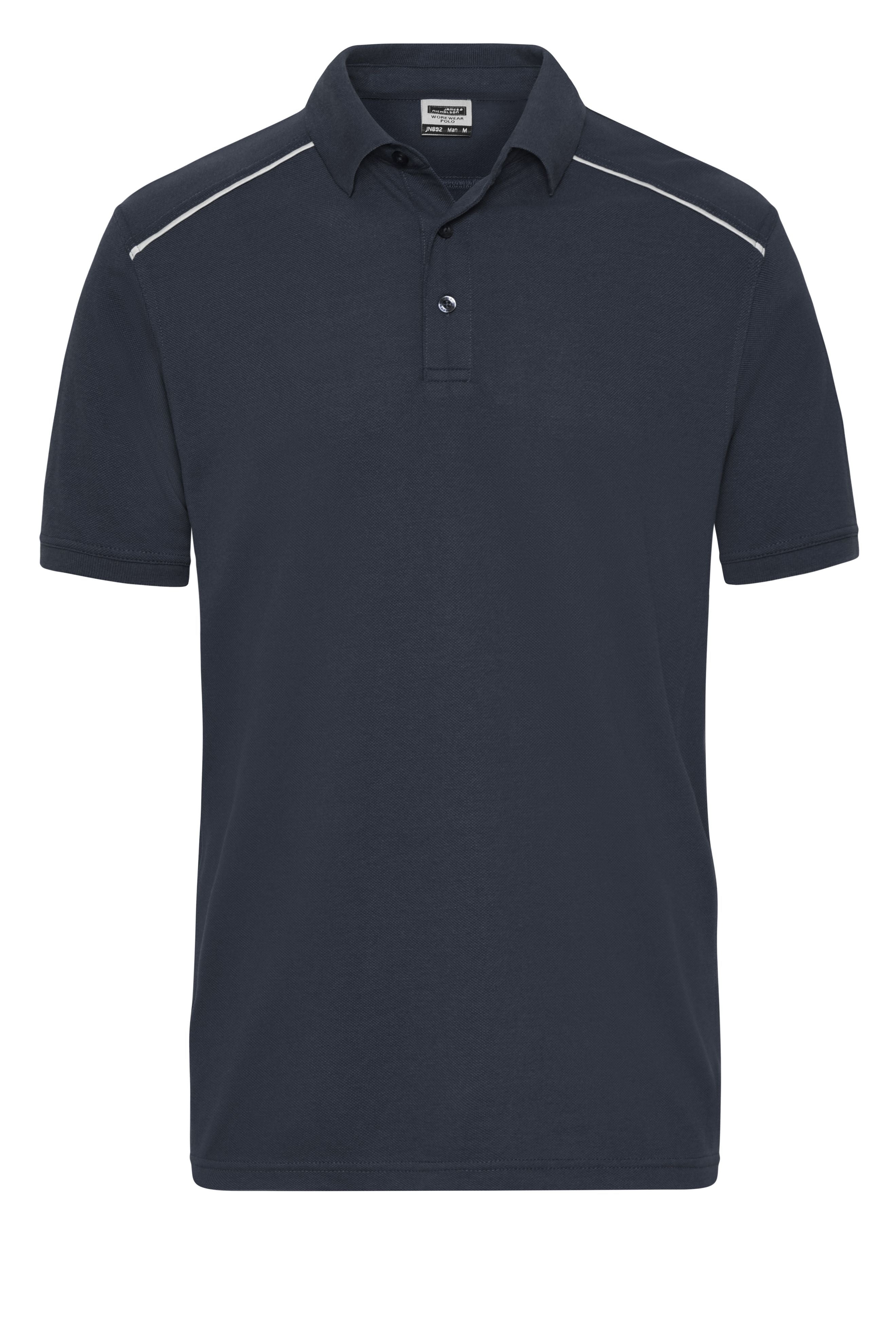 JN892 - Men's  Workwear Polo - SOLID - in navy Größe XS von Daiber