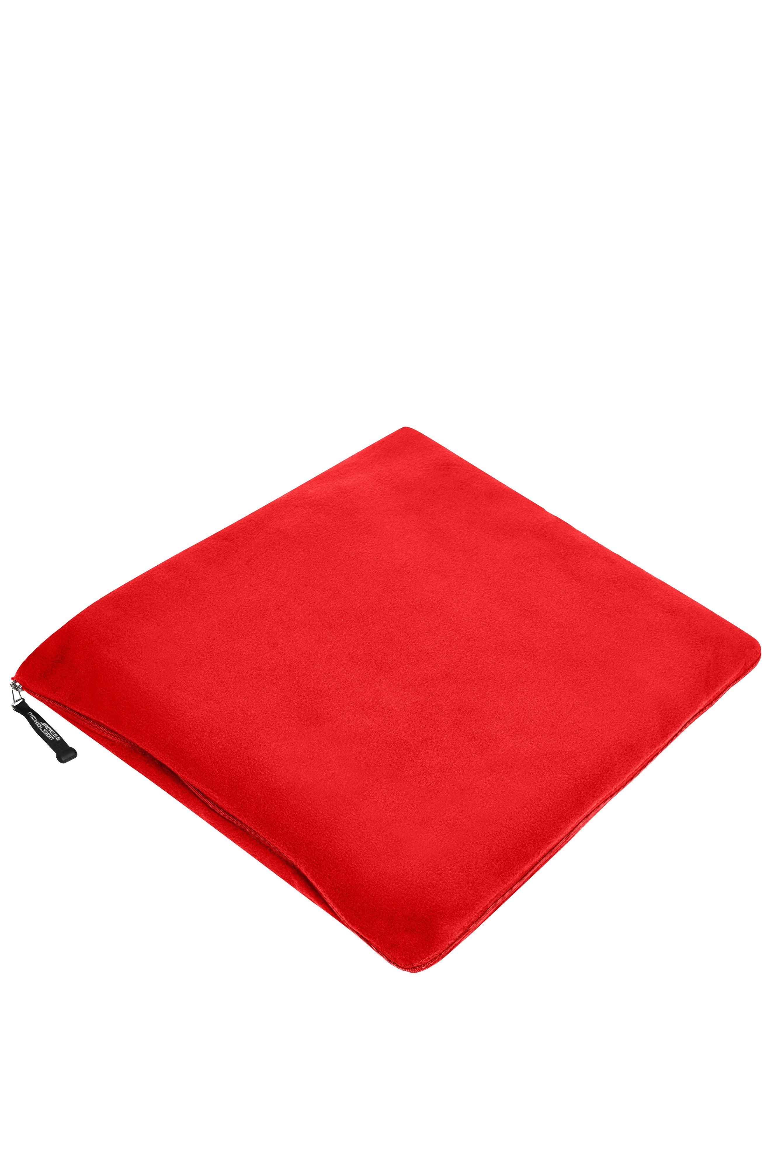 JN900 - Fleece Blanket in red Größe one size von Daiber