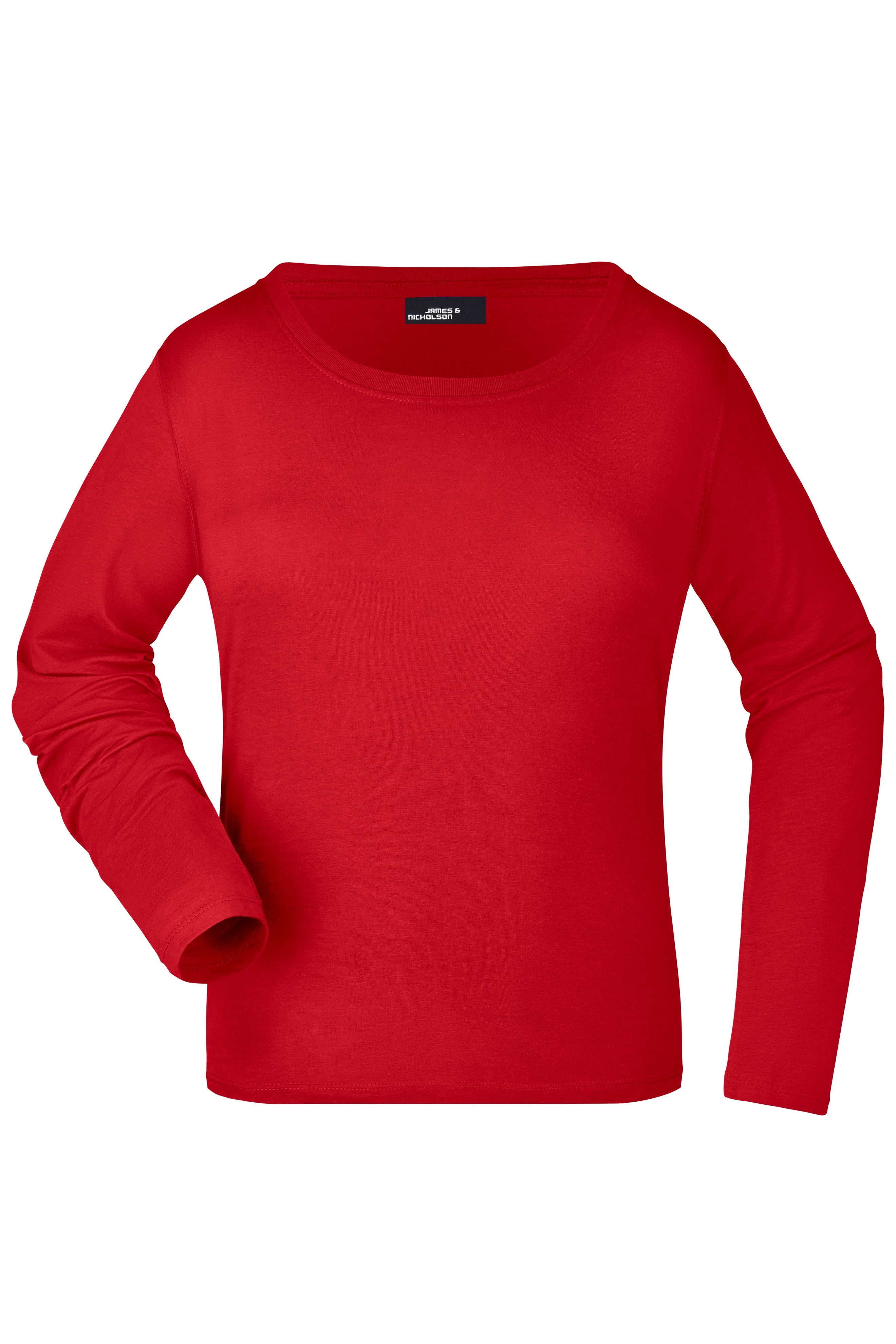 JN903 - Ladies' Shirt Long-Sleeved Medium in red Größe S von Daiber