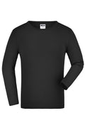 JN913K - Junior Shirt Long-Sleeved Medium in black Größe XS von Daiber