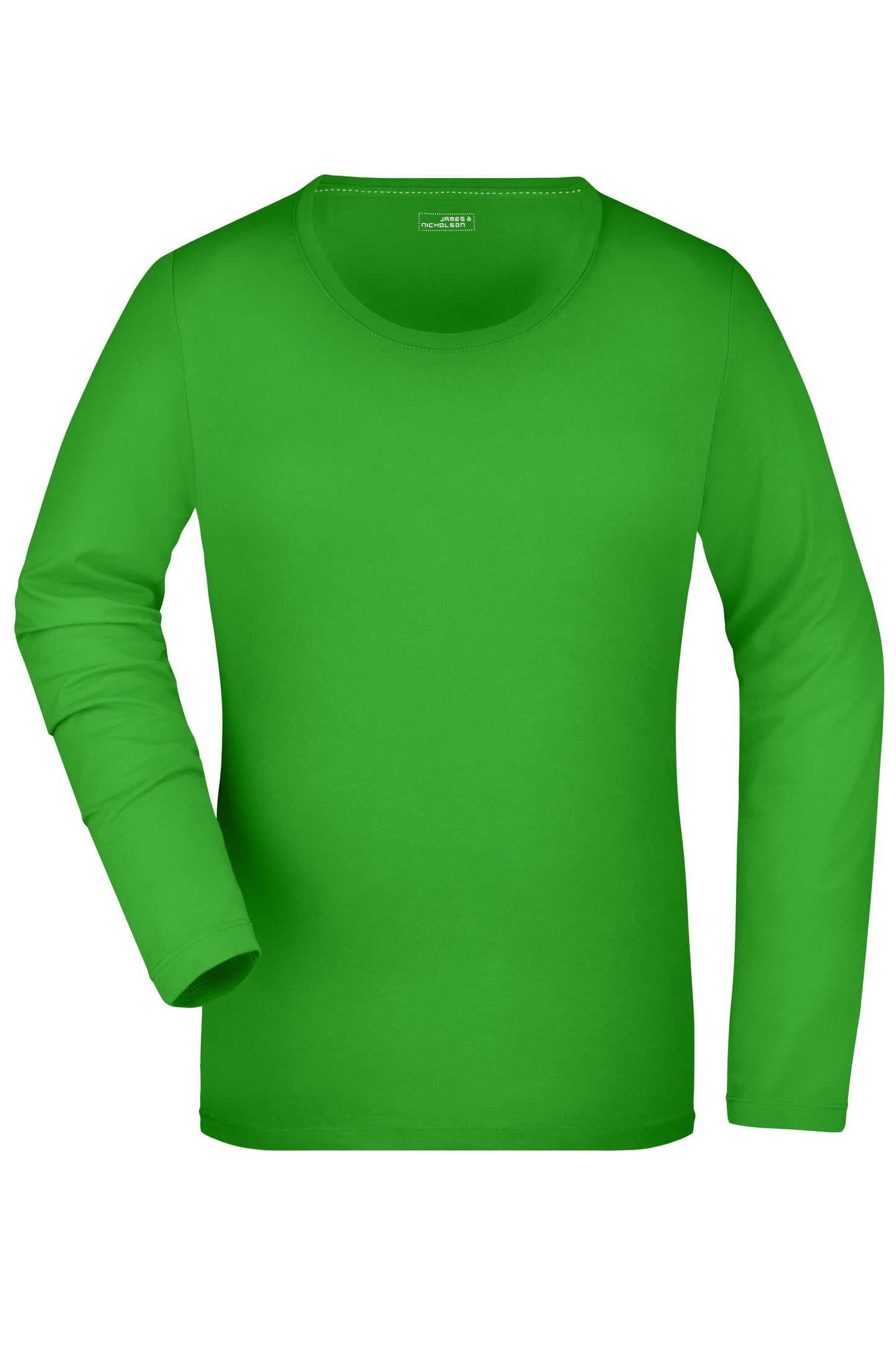 JN927 - Ladies' Stretch Shirt Long-Sleeved in lime-green Größe S von Daiber