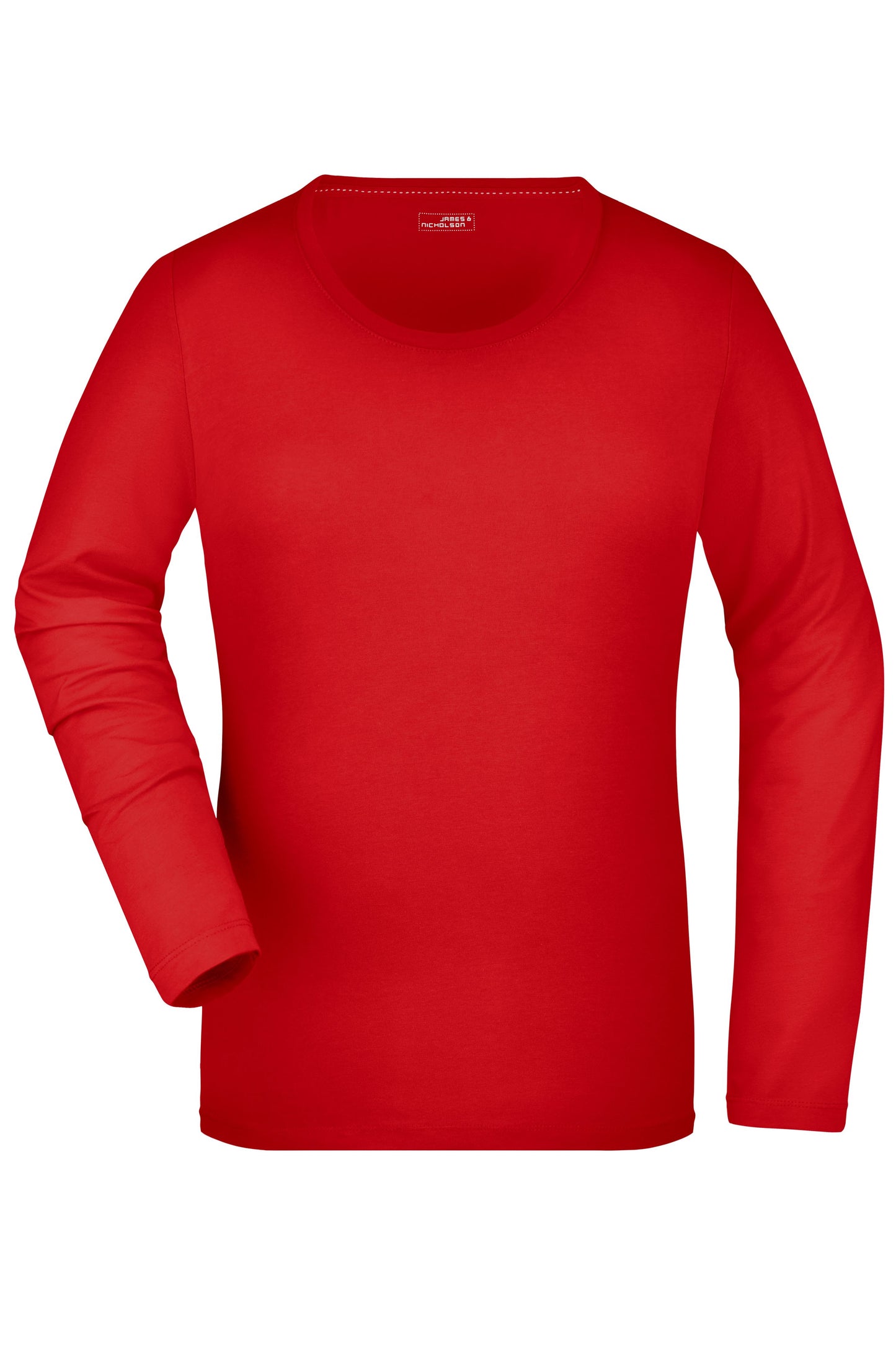 JN927 - Ladies' Stretch Shirt Long-Sleeved in red Größe S von Daiber