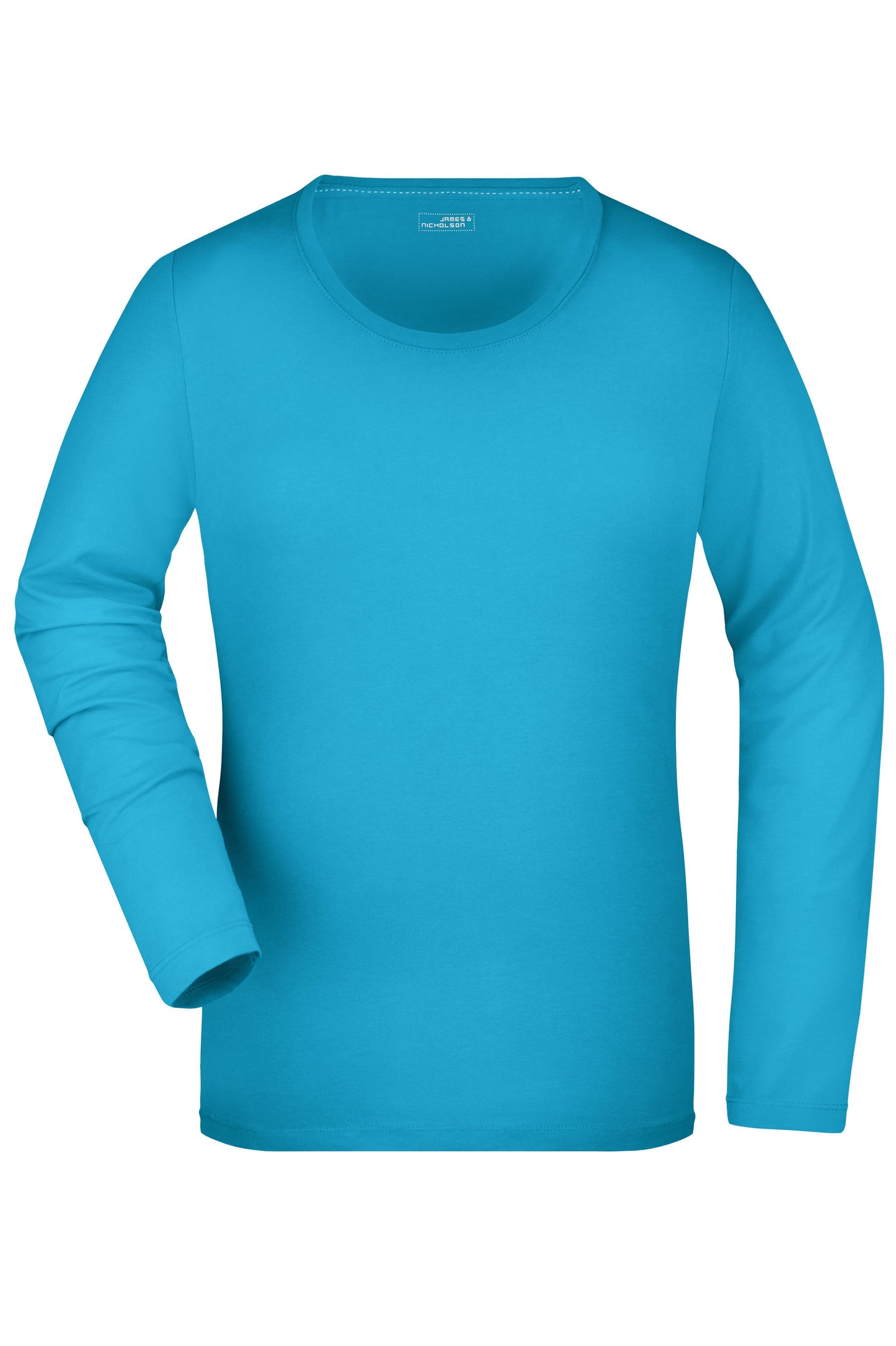 JN927 - Ladies' Stretch Shirt Long-Sleeved in turquoise Größe S von Daiber