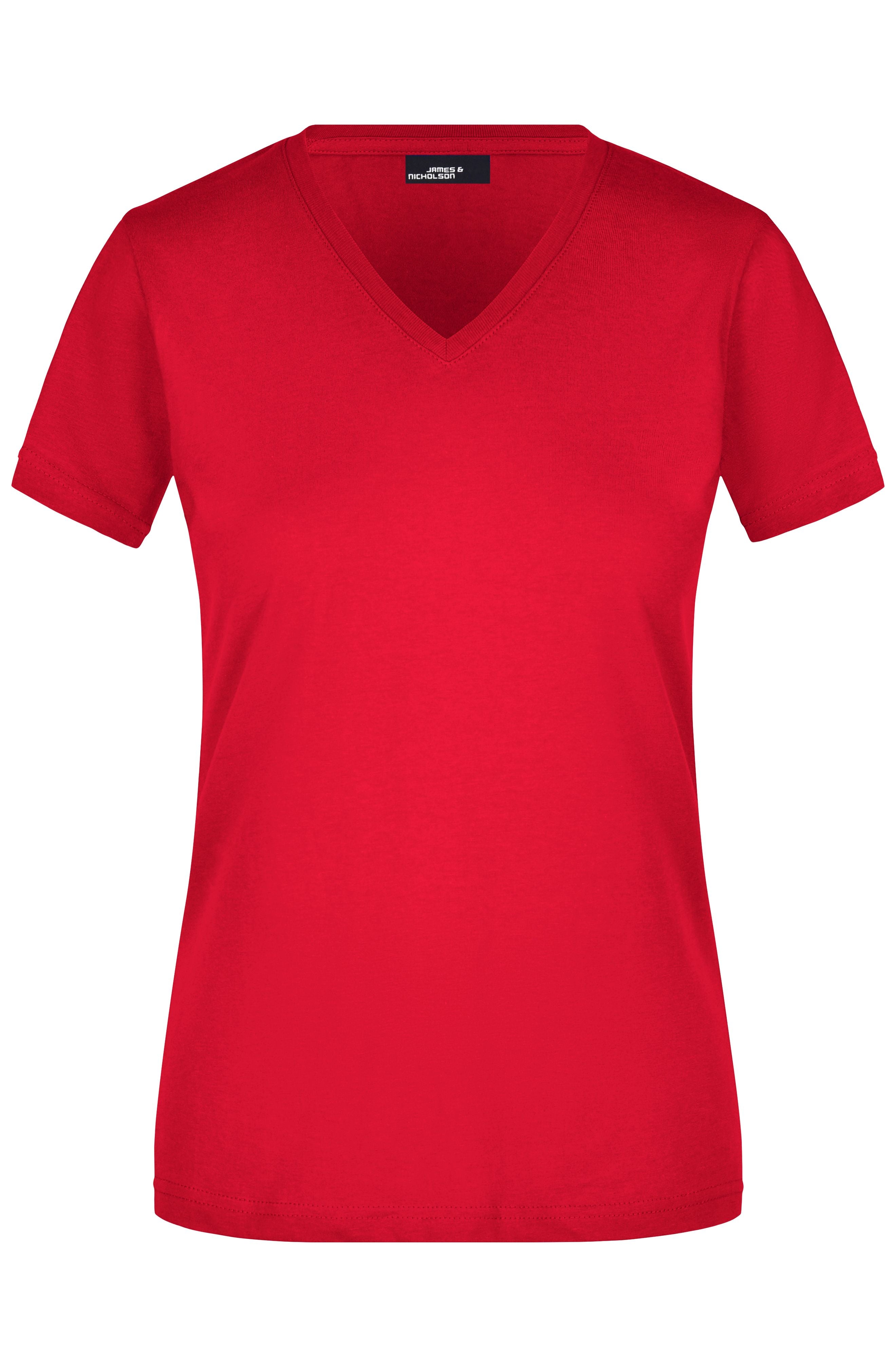 Ladies' Slim Fit V-T