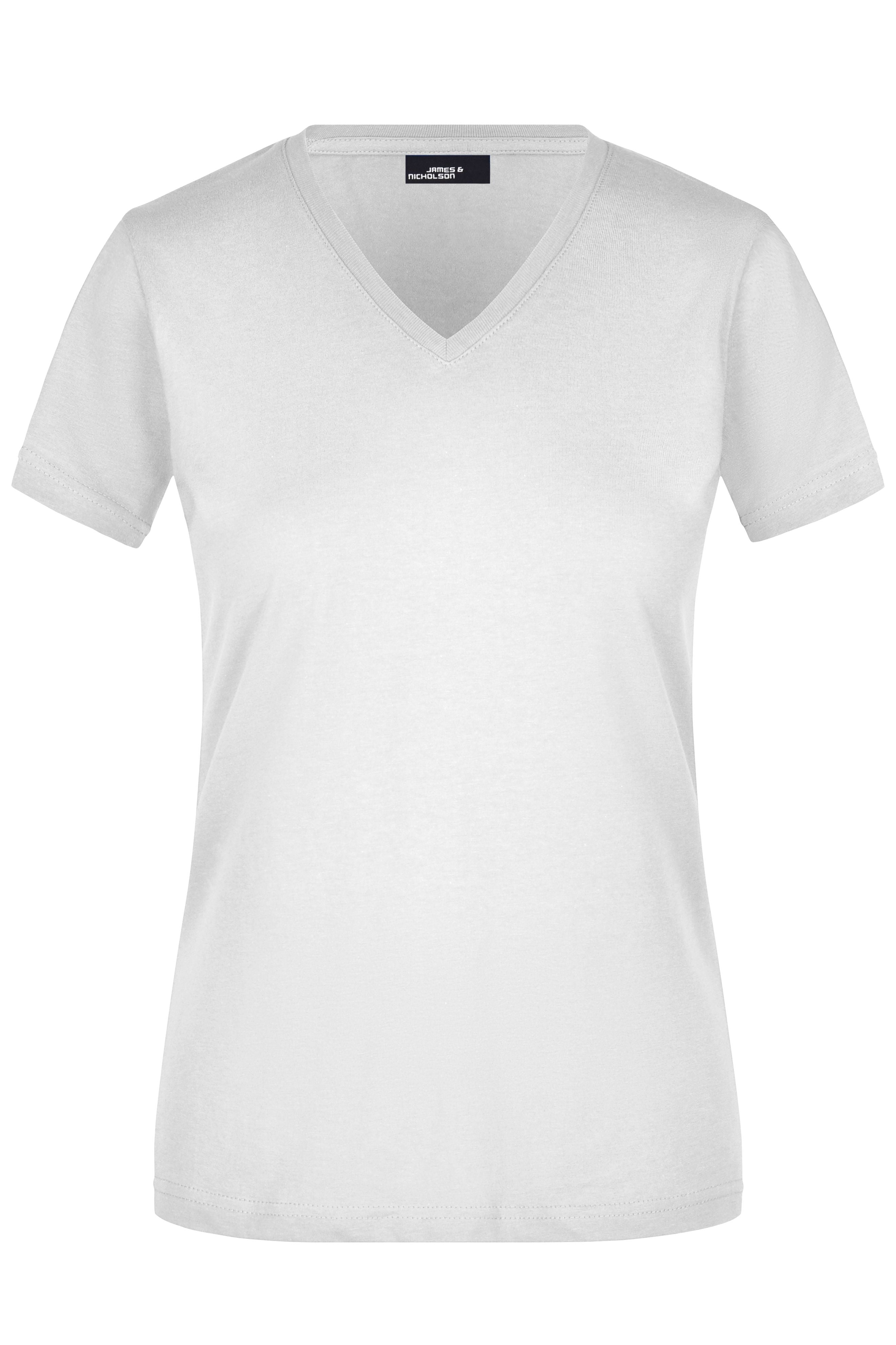 Ladies' Slim Fit V-T