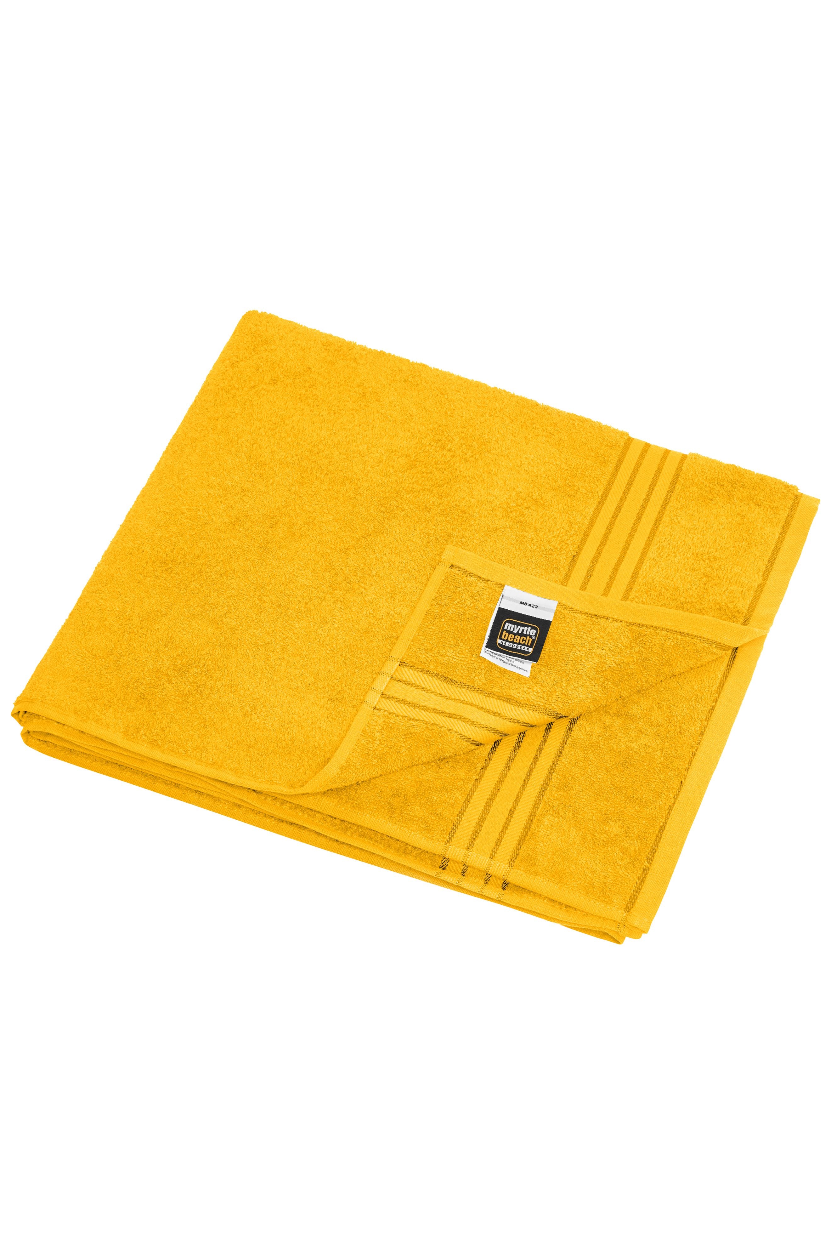 MB423 - Sauna Sheet in gold-yellow Größe one size von Daiber