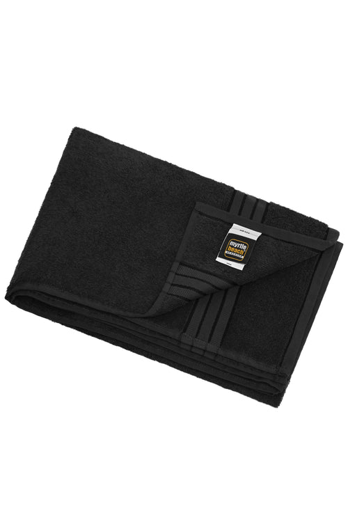 MB424 - Bath Sheet in black Größe one size von Daiber