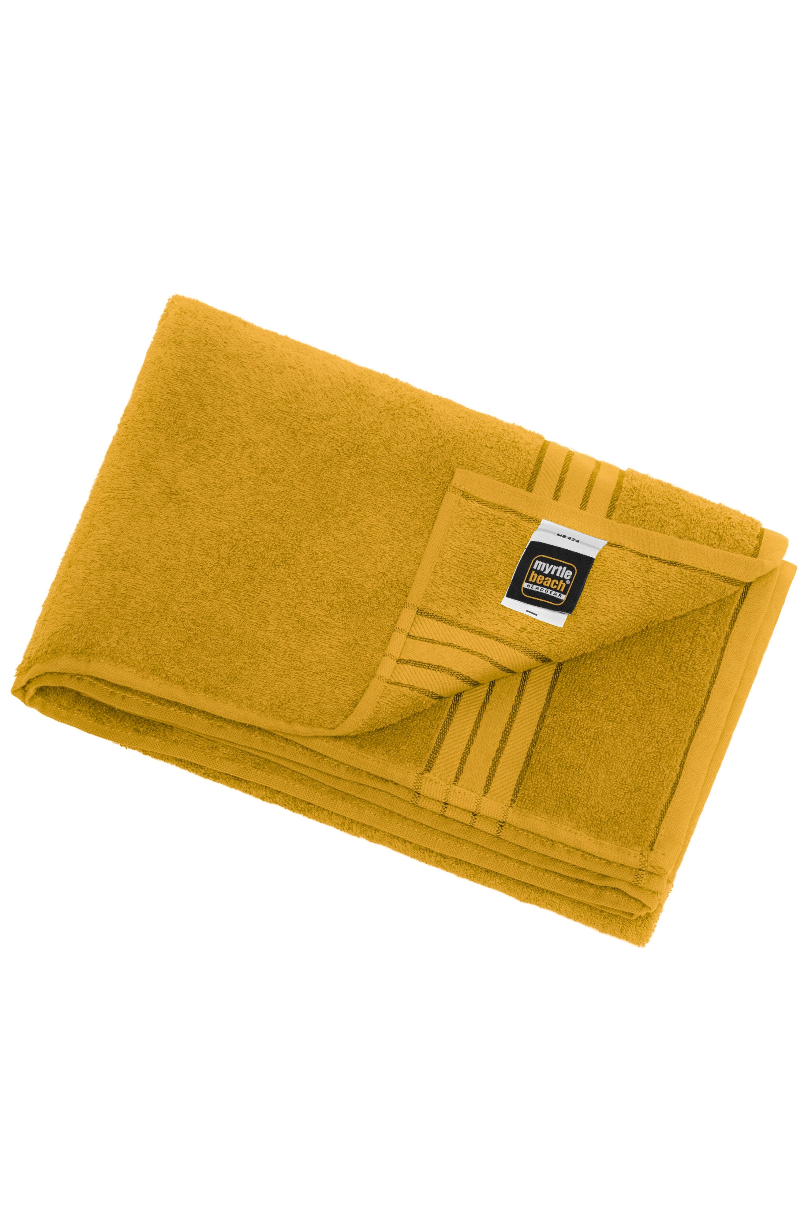 MB424 - Bath Sheet in gold-yellow Größe one size von Daiber