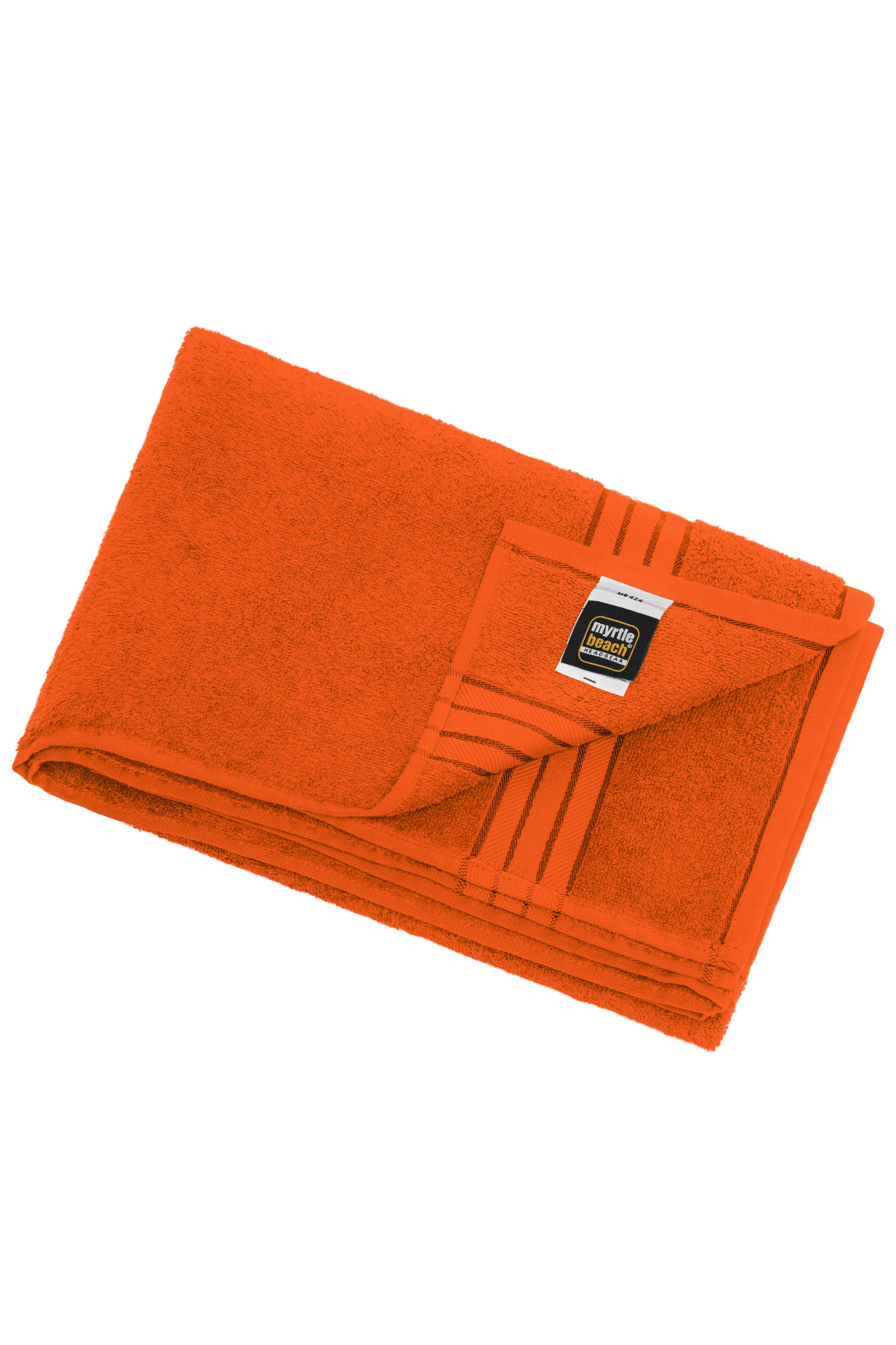 MB424 - Bath Sheet in orange Größe one size von Daiber