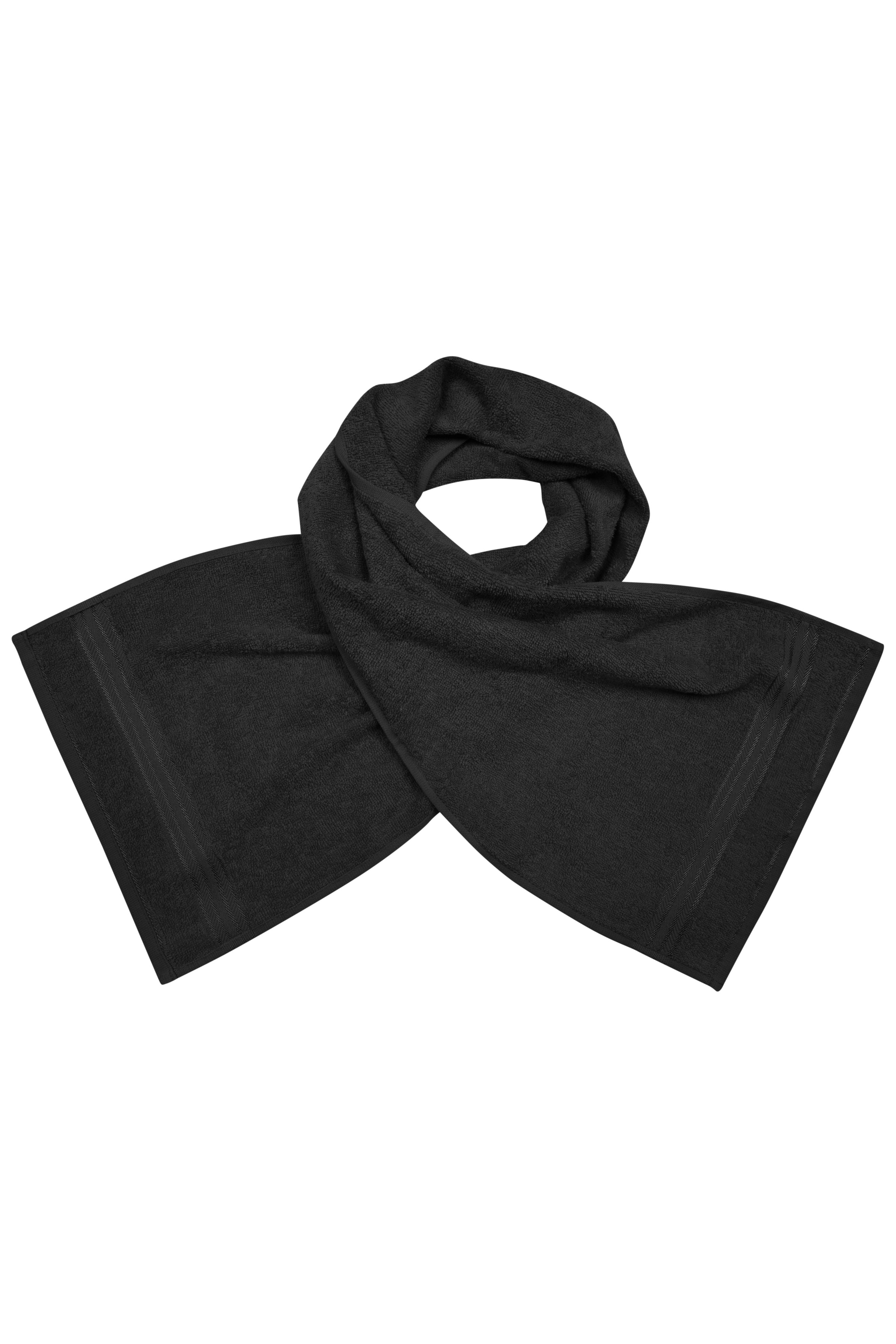 MB431 - Sport Towel in black Größe one size von Daiber