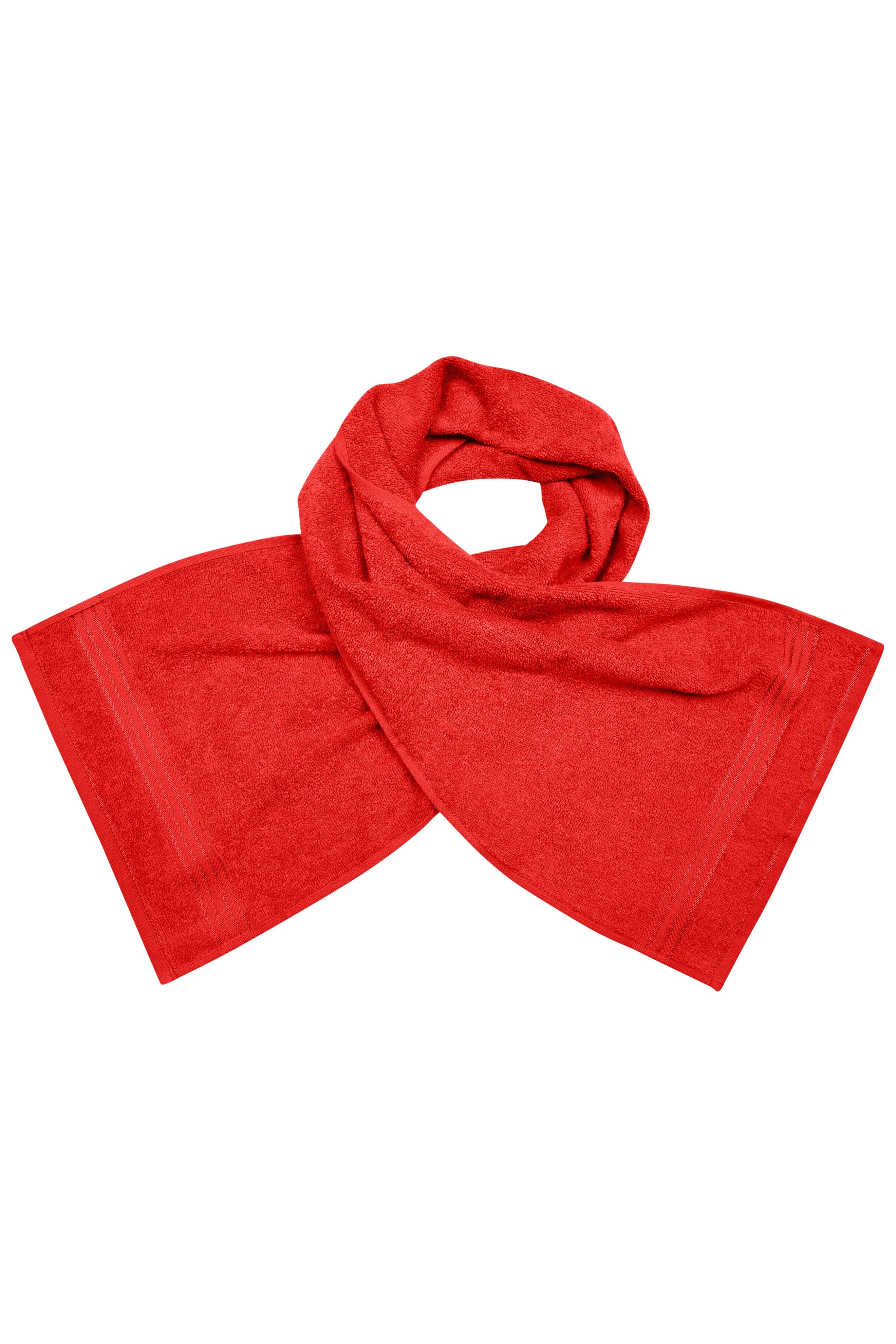MB431 - Sport Towel in tomato Größe one size von Daiber