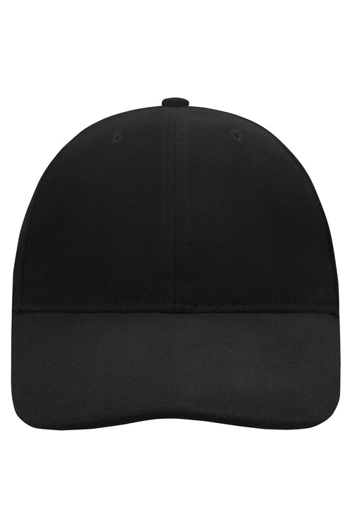 MB6126 - 6 Panel Softlining Raver Cap in black Größe one size von Daiber