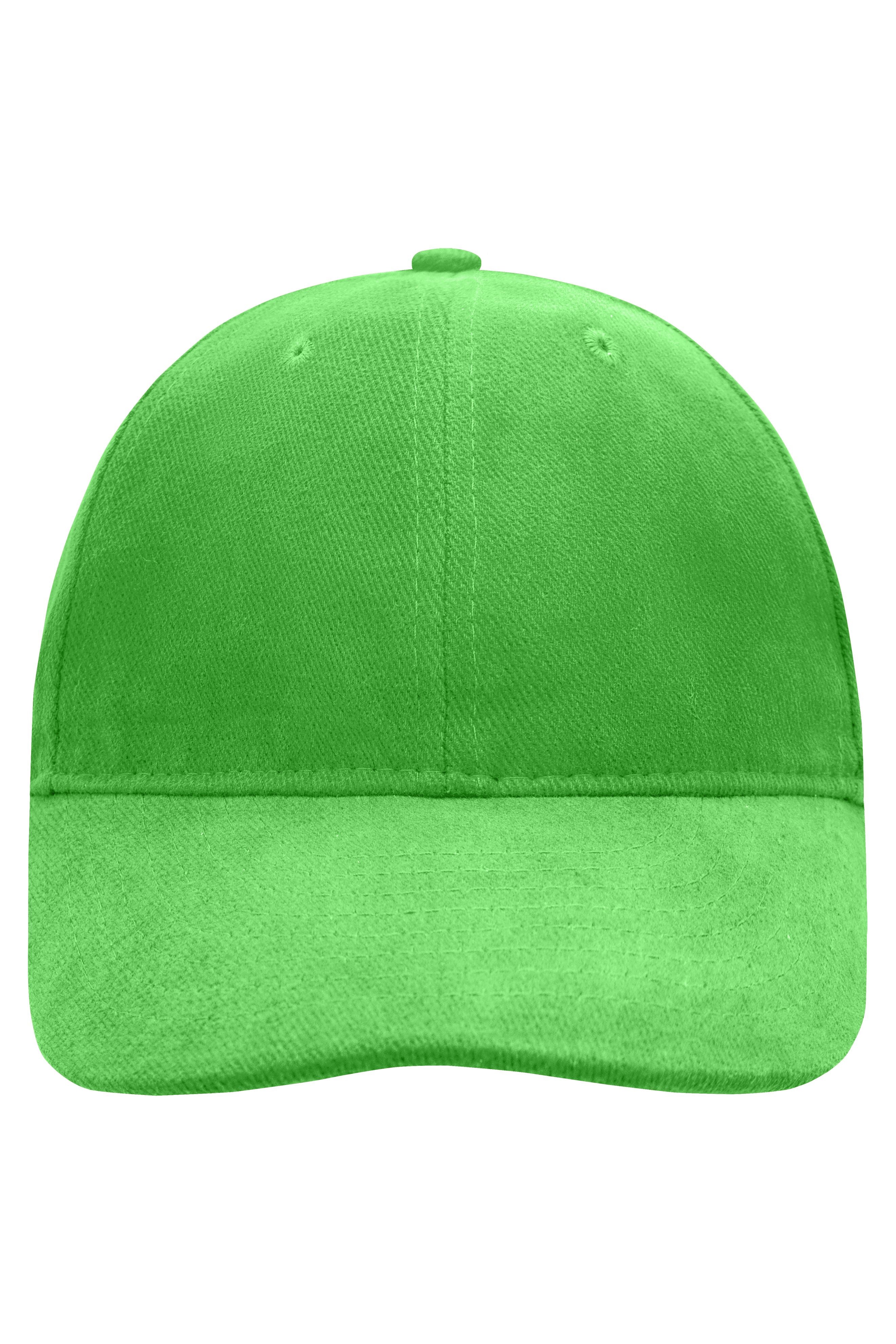 MB6126 - 6 Panel Softlining Raver Cap in lime-green Größe one size von Daiber