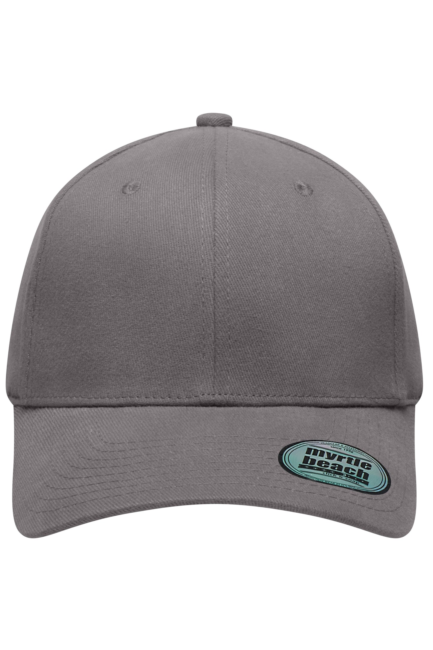 MB6206 - 6 Panel Elastic Fit Baseball Cap in dark-grey Größe S/M von Daiber