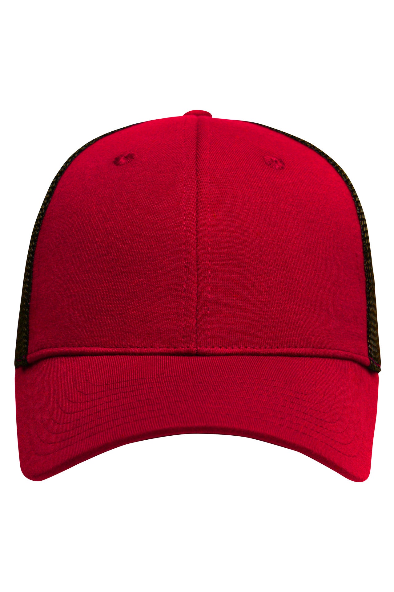 MB6215 - 6 Panel Elastic Fit Mesh Cap in red/black Größe S/M von Daiber