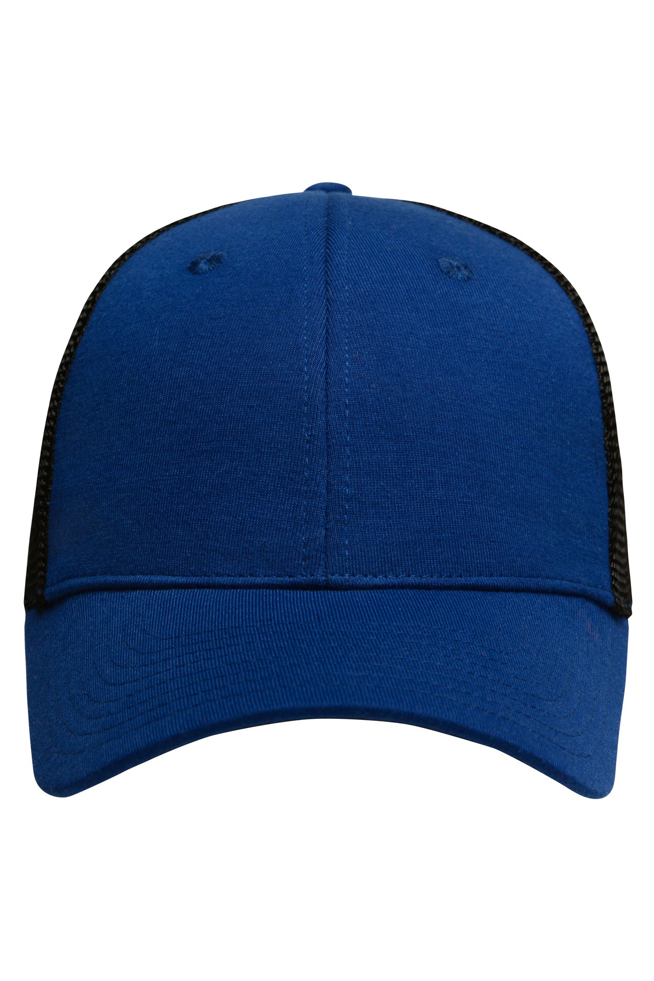MB6215 - 6 Panel Elastic Fit Mesh Cap in royal/black Größe S/M von Daiber