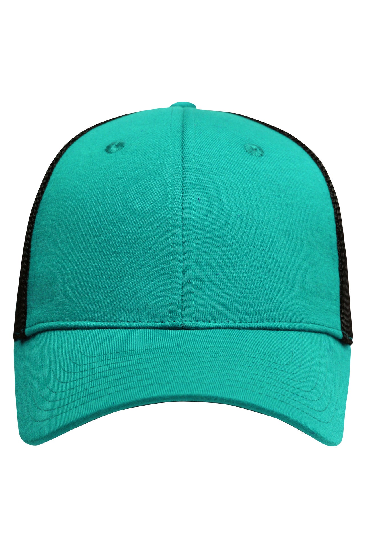 MB6215 - 6 Panel Elastic Fit Mesh Cap in turquoise/black Größe S/M von Daiber