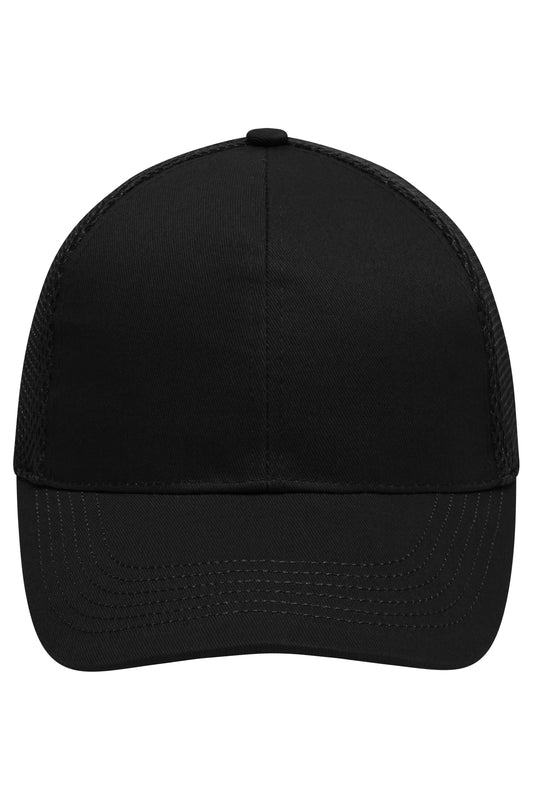 MB6216 - 6 Panel Air Mesh Cap in black Größe one size von Daiber