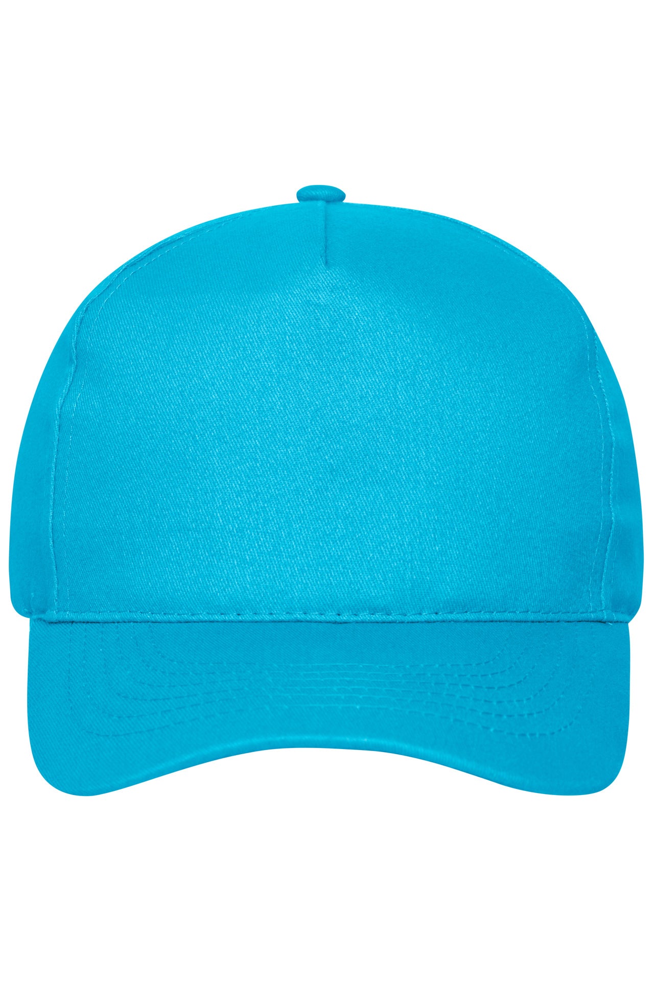 MB6237 - 5 Panel Cap Bio Cotton in turquoise Größe one size von Daiber